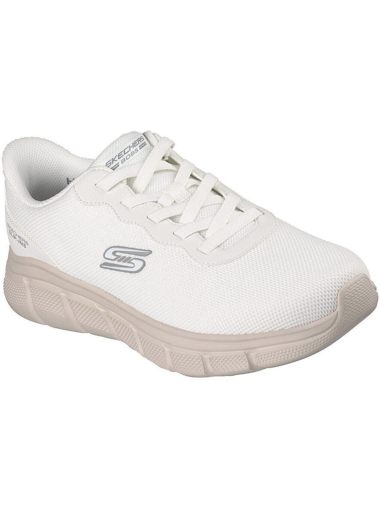 SKECHERS Zapatillas deportivas bajas 'Bobs B Flex' gris / blanco