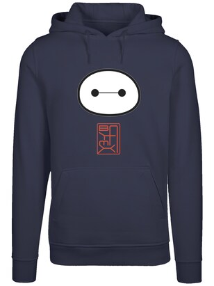 F4NT4STIC Sweatshirt ‘Big Hero 6 Baymax’ Navy / Grenadine / Zwart / Offwhite