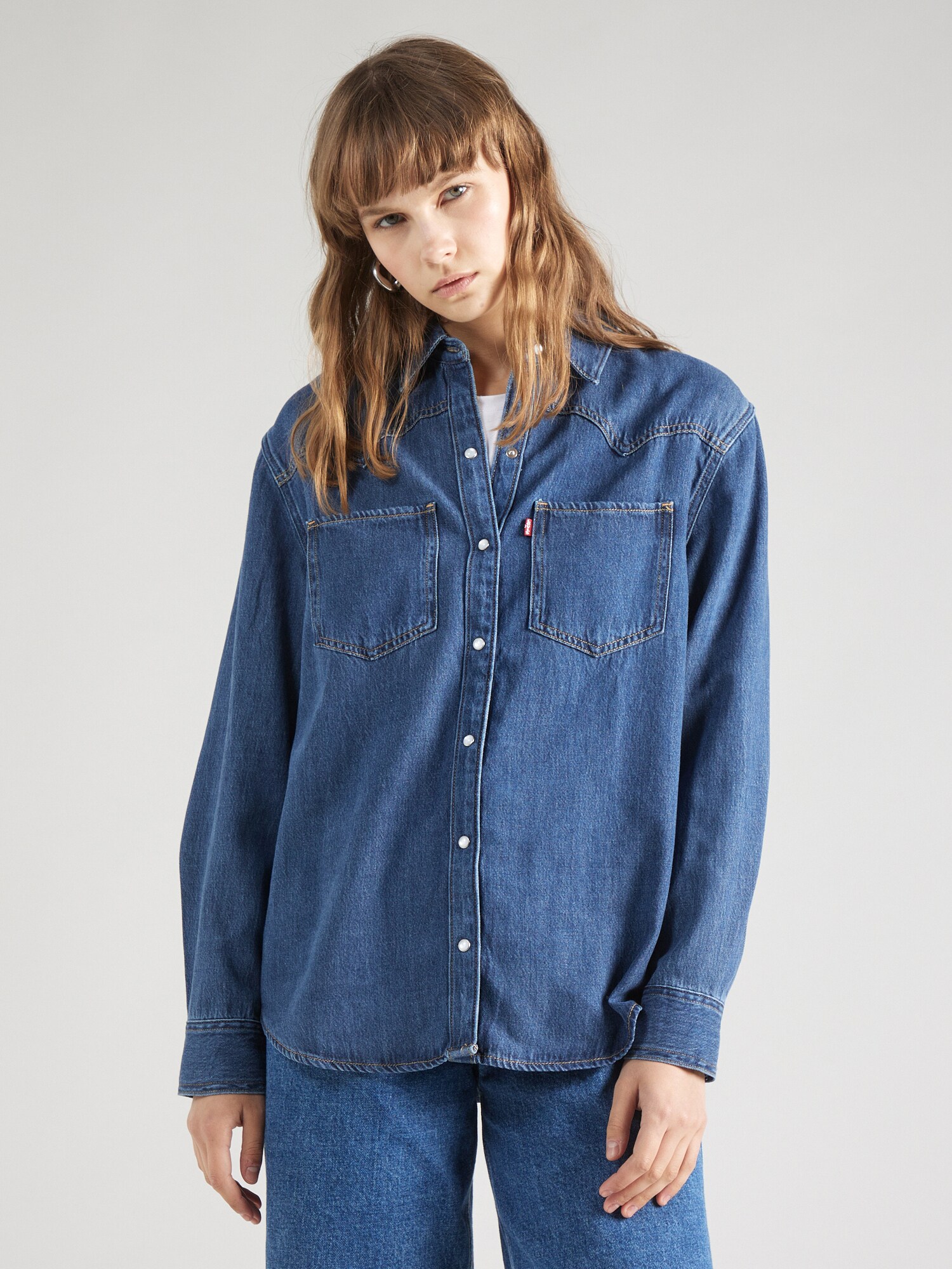 LEVI'S ® Blúz 'Teodora'  kék farmer termék 2. képe