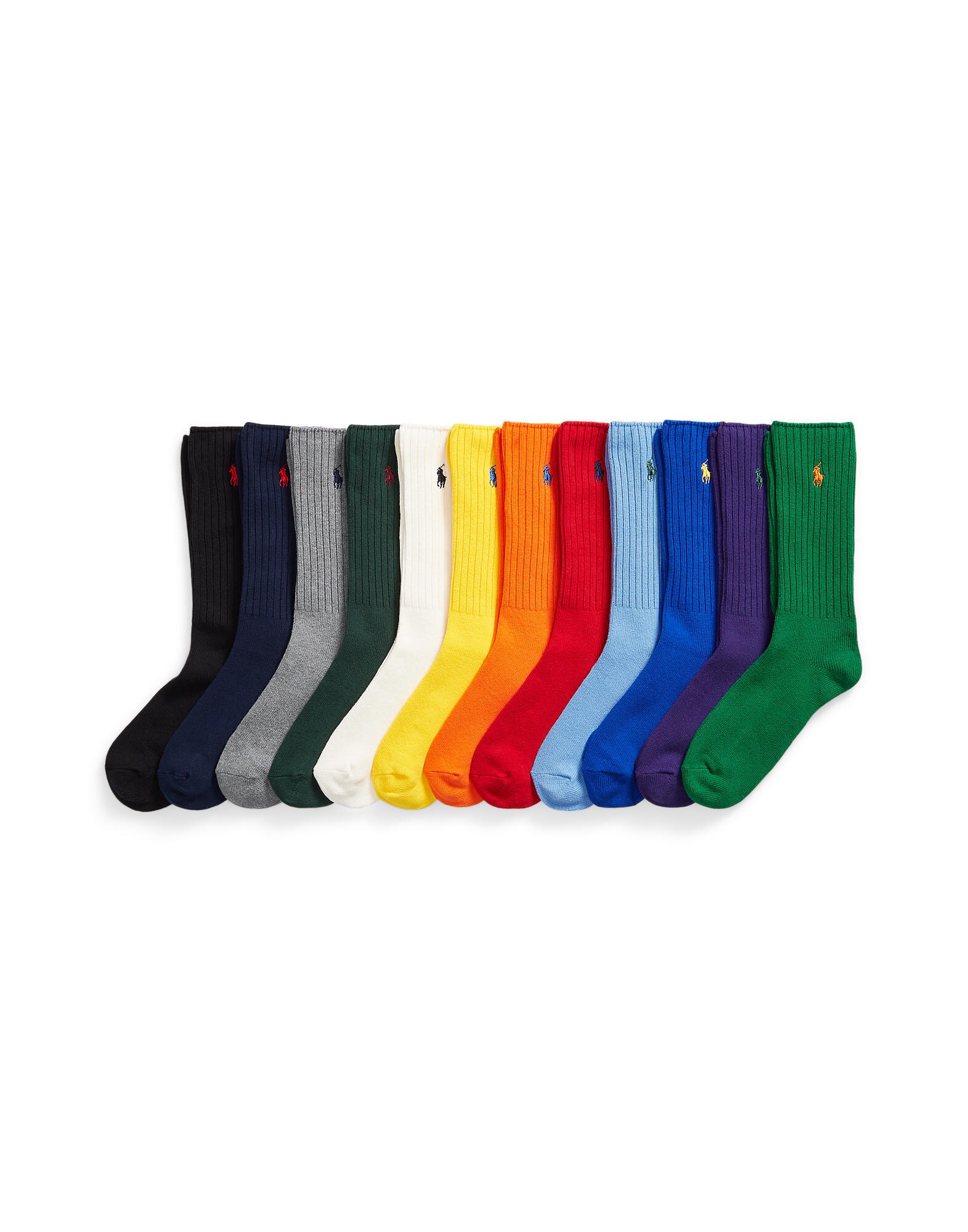 Polo Ralph Lauren Șosete CLASSIC albastru / bleumarin / indigo / albastru deschis / galben / gri amestecat / verde / verde închis / portocaliu / roșu / negru / alb