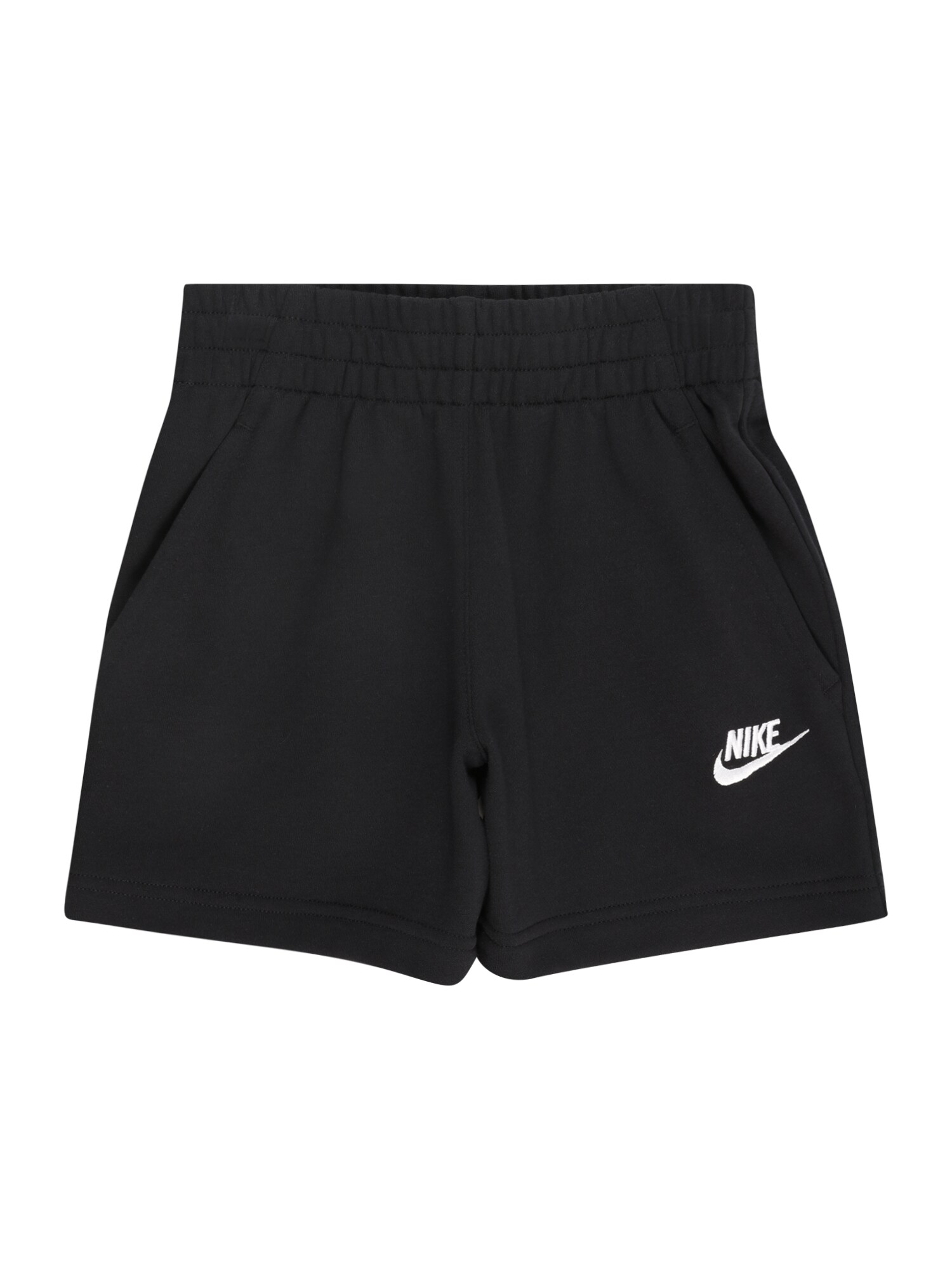 Nike Sportswear Hlače 'Club'  crna / bijela