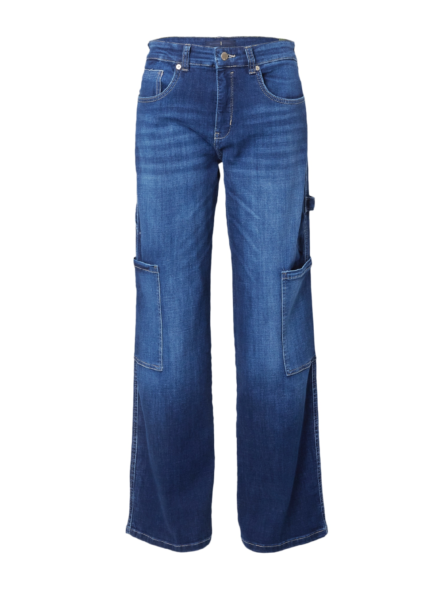 MAC Darbinio stiliaus džinsai mėlyna