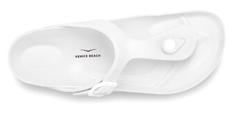 VENICE BEACH, Ujjelválasztó-pántos szandál, fehér