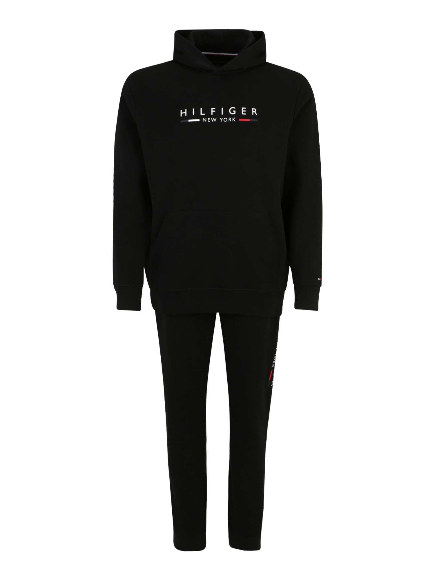 Tommy Hilfiger Big & Tall Fato de jogging  vermelho fogo / preto / branco