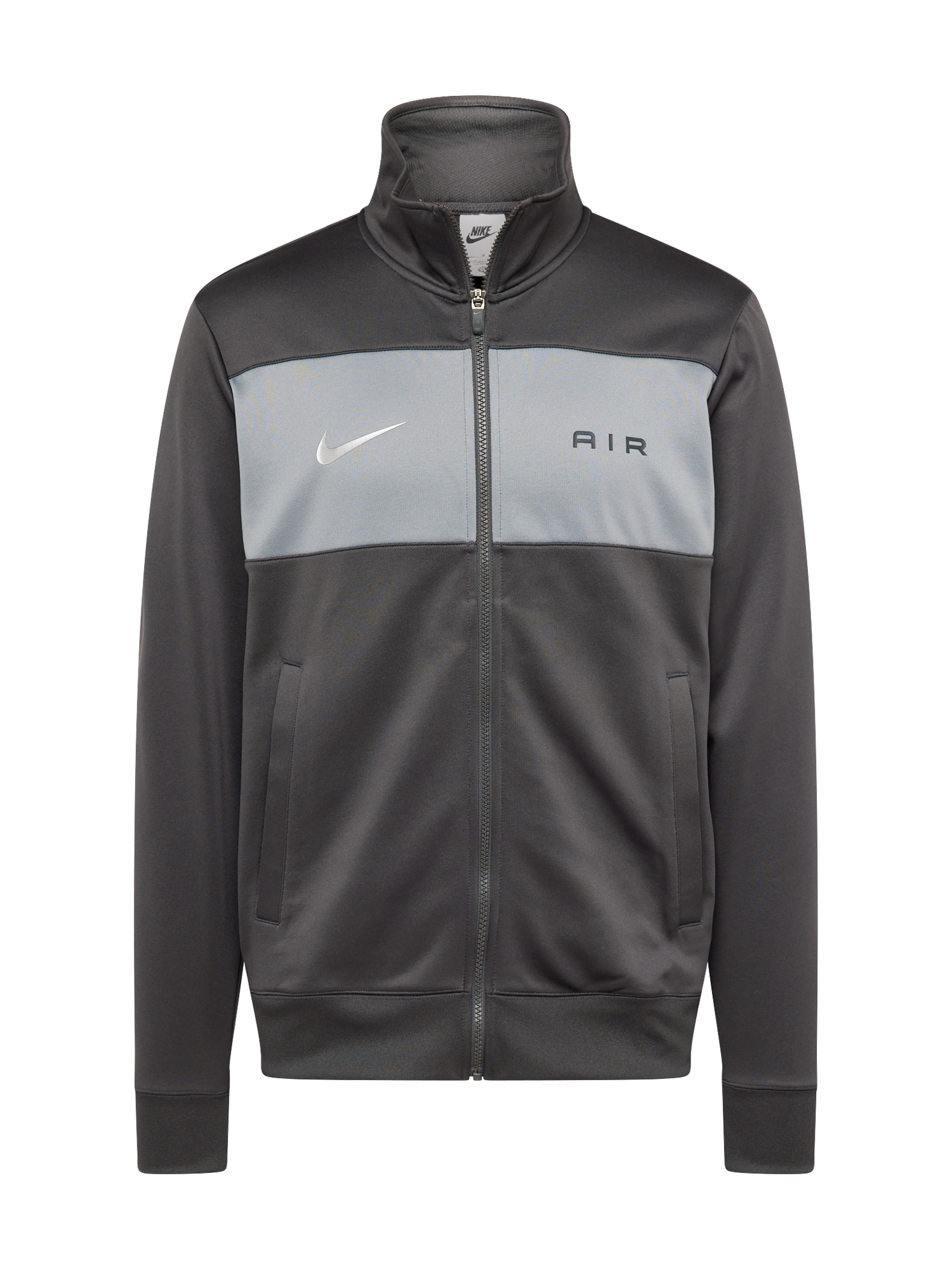Nike Sportswear Суичъри с качулка 'AIR'  сиво / антрацитно черно / бяло