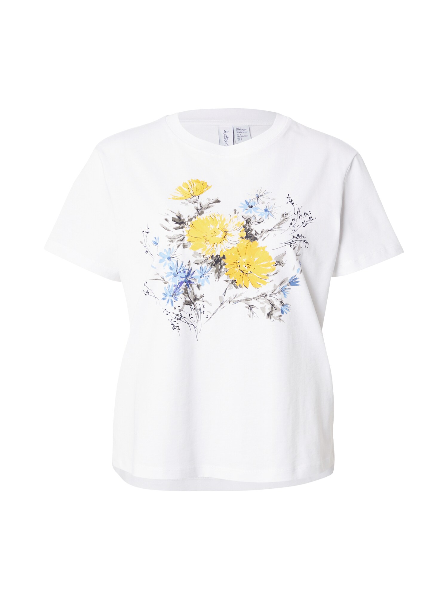 & Other Stories Tricou  albastru deschis / galben / gri / alb