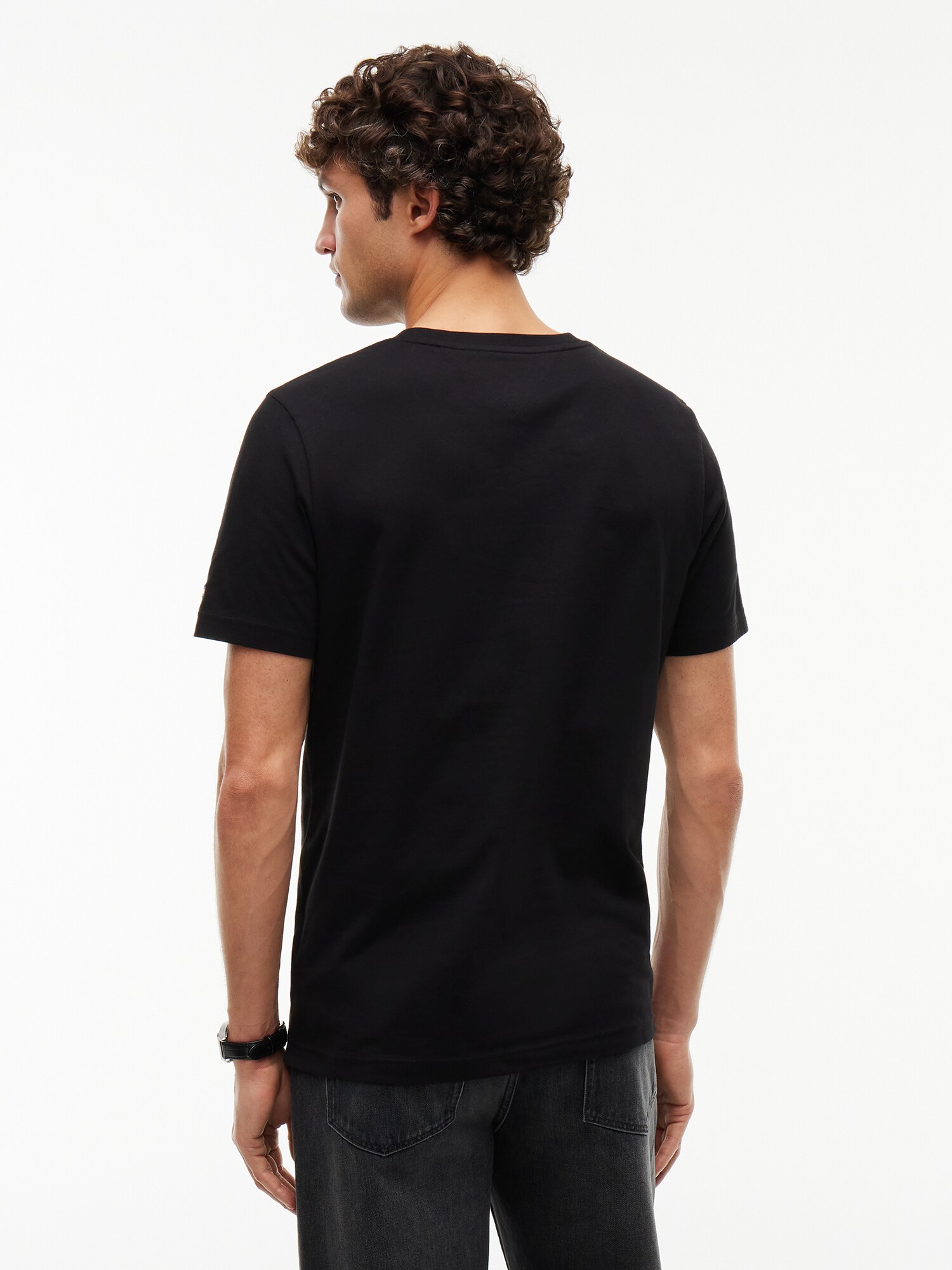 TOMMY HILFIGER Camiseta 'Brand Love' azul oscuro / arándano / negro / blanco – imagen 3