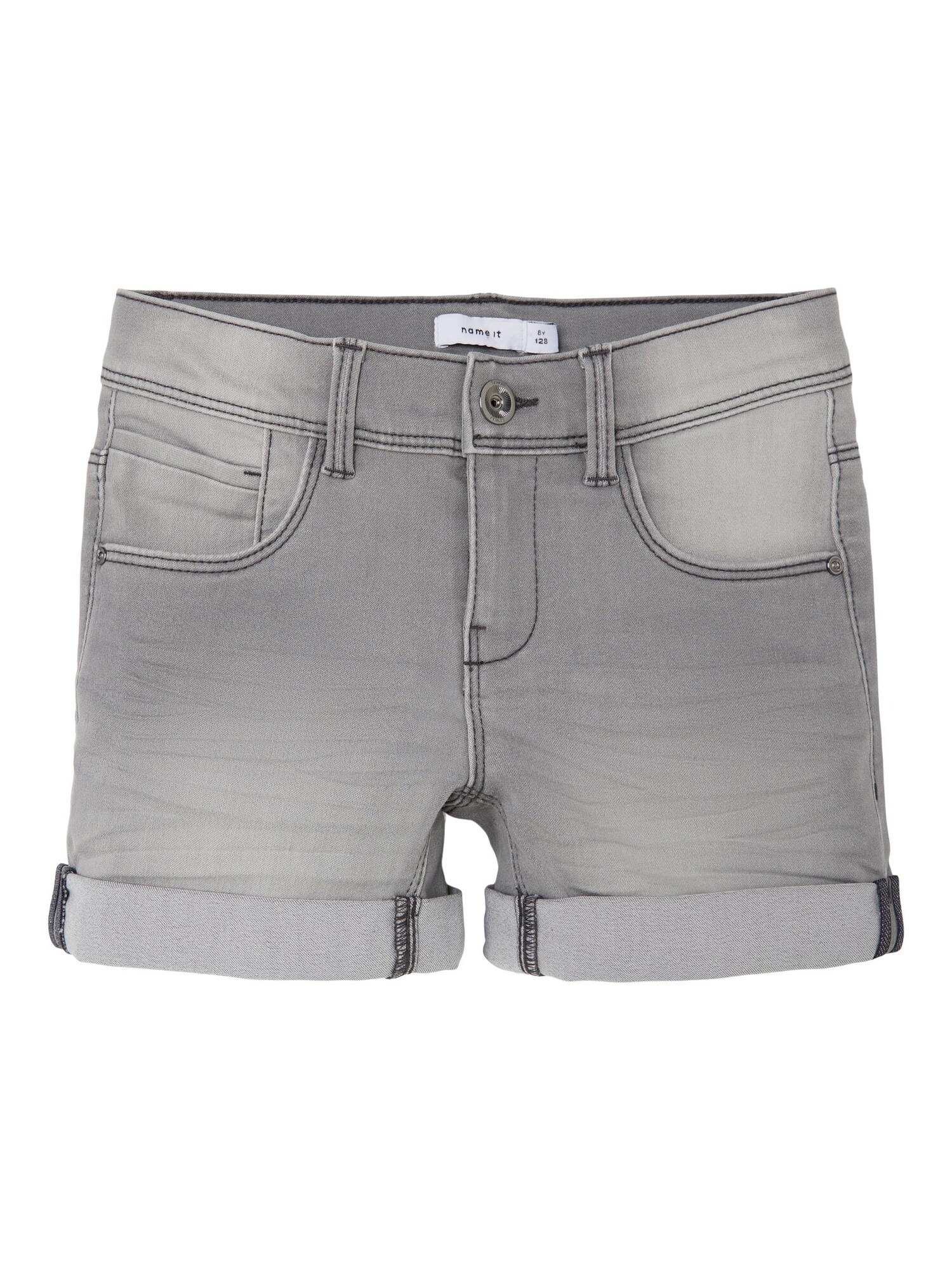 NAME IT Džínsy 'Salli'  sivý denim