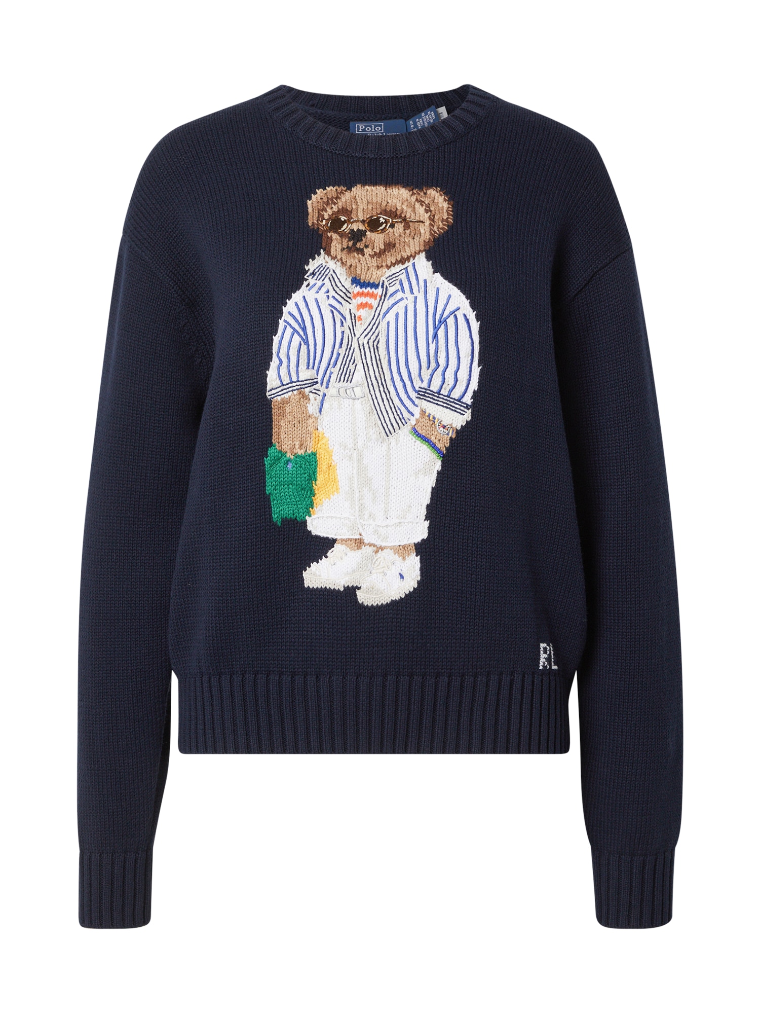 Polo Ralph Lauren Pulover  bej / bleumarin / verde / alb