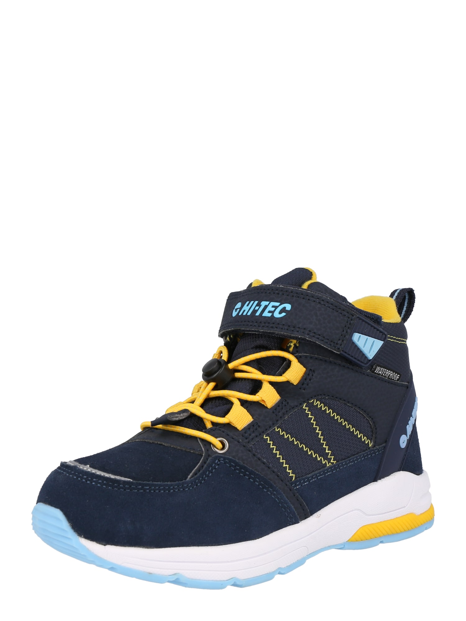 HI-TEC Auliniai batai 'Grassi' tamsiai mėlyna / geltona / šviesiai mėlyna