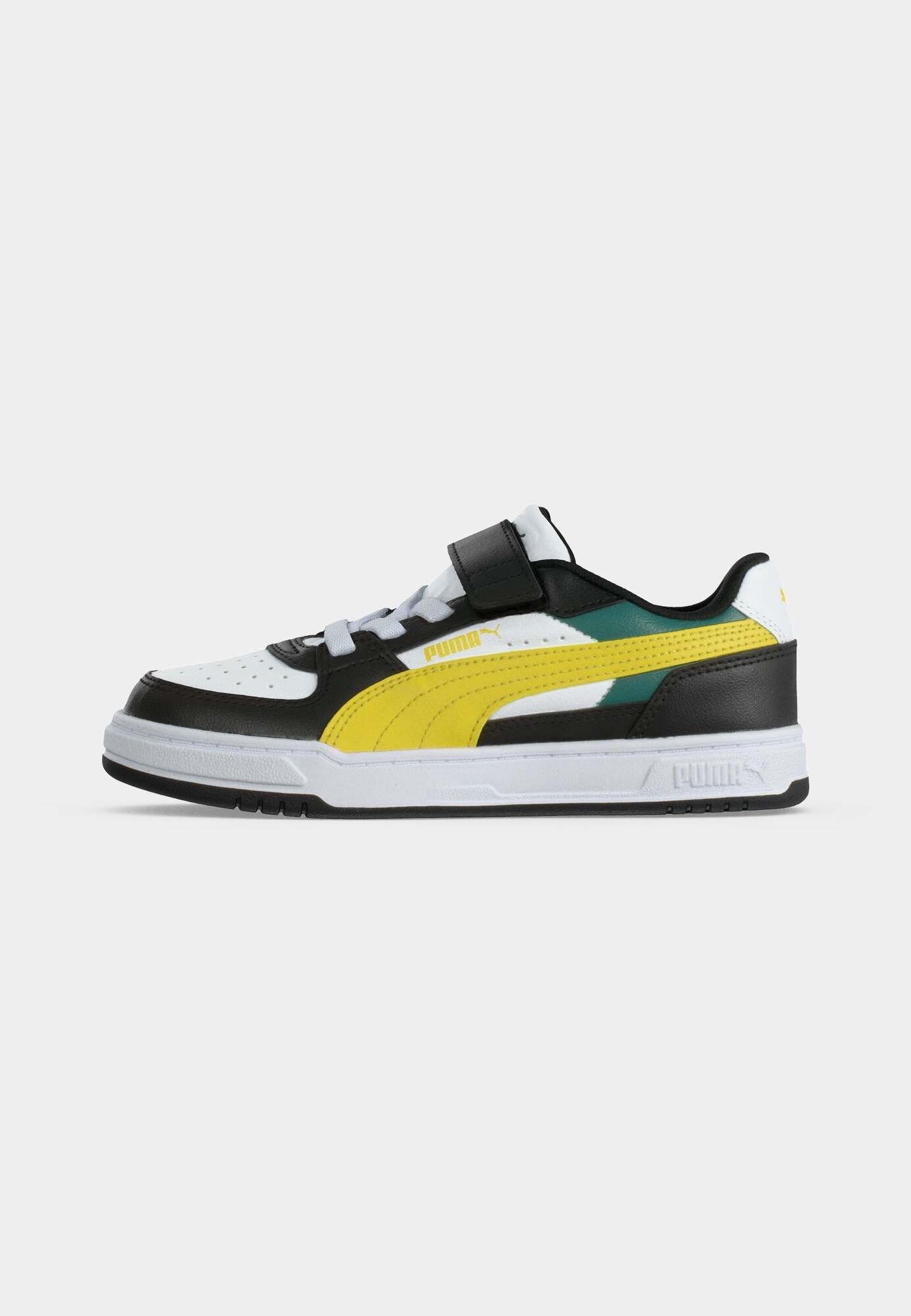 PUMA Sneaker Caven III galben / verde jad / negru / alb