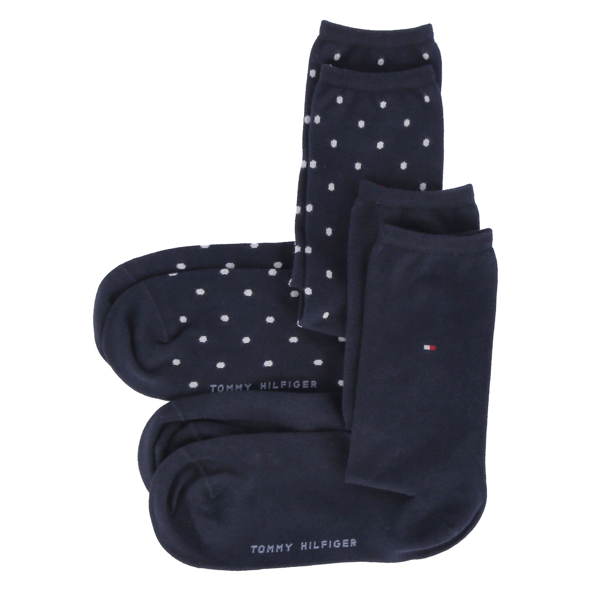 Tommy Hilfiger Underwear Ponožky  tmavomodrá / červená / biela