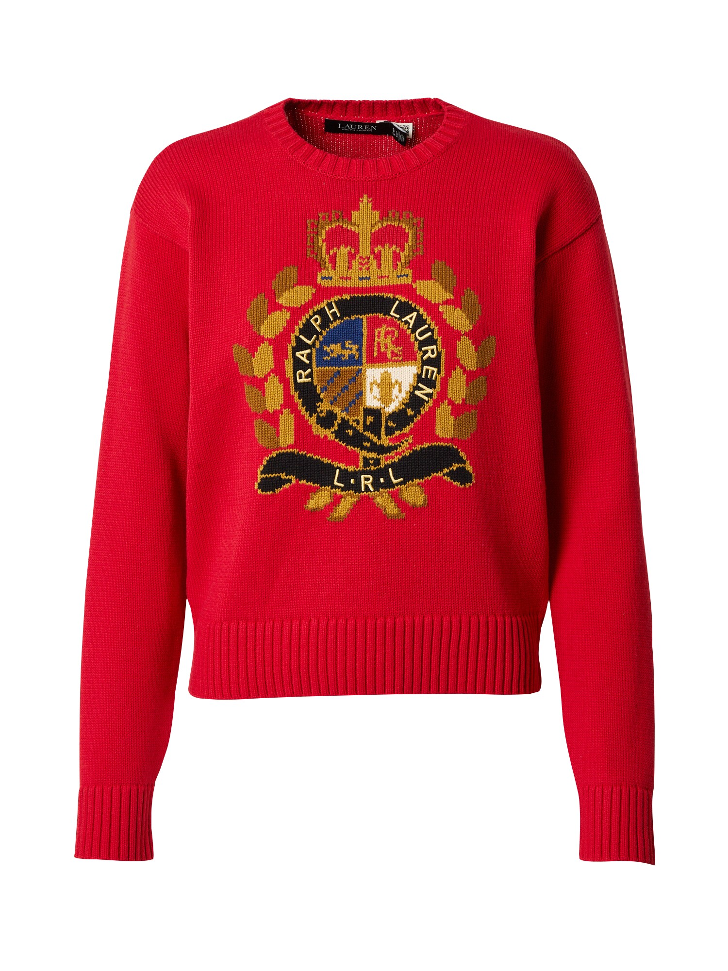 Lauren Ralph Lauren Sveter 'RIEDNEE'  hnedá / zlatá žltá / červená / čierna