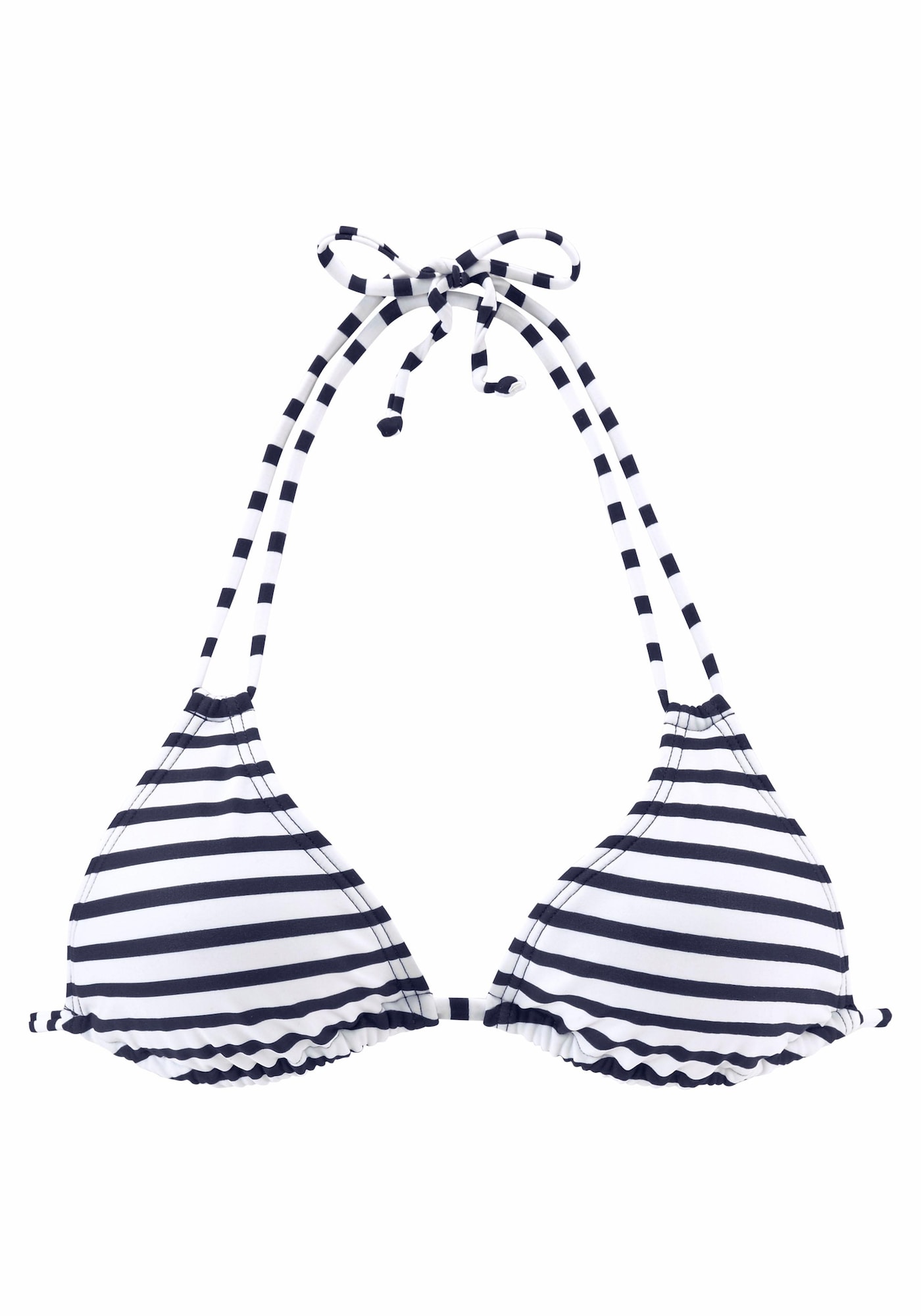 VENICE BEACH Bikinio viršutinė dalis balta / juoda / mėlyna