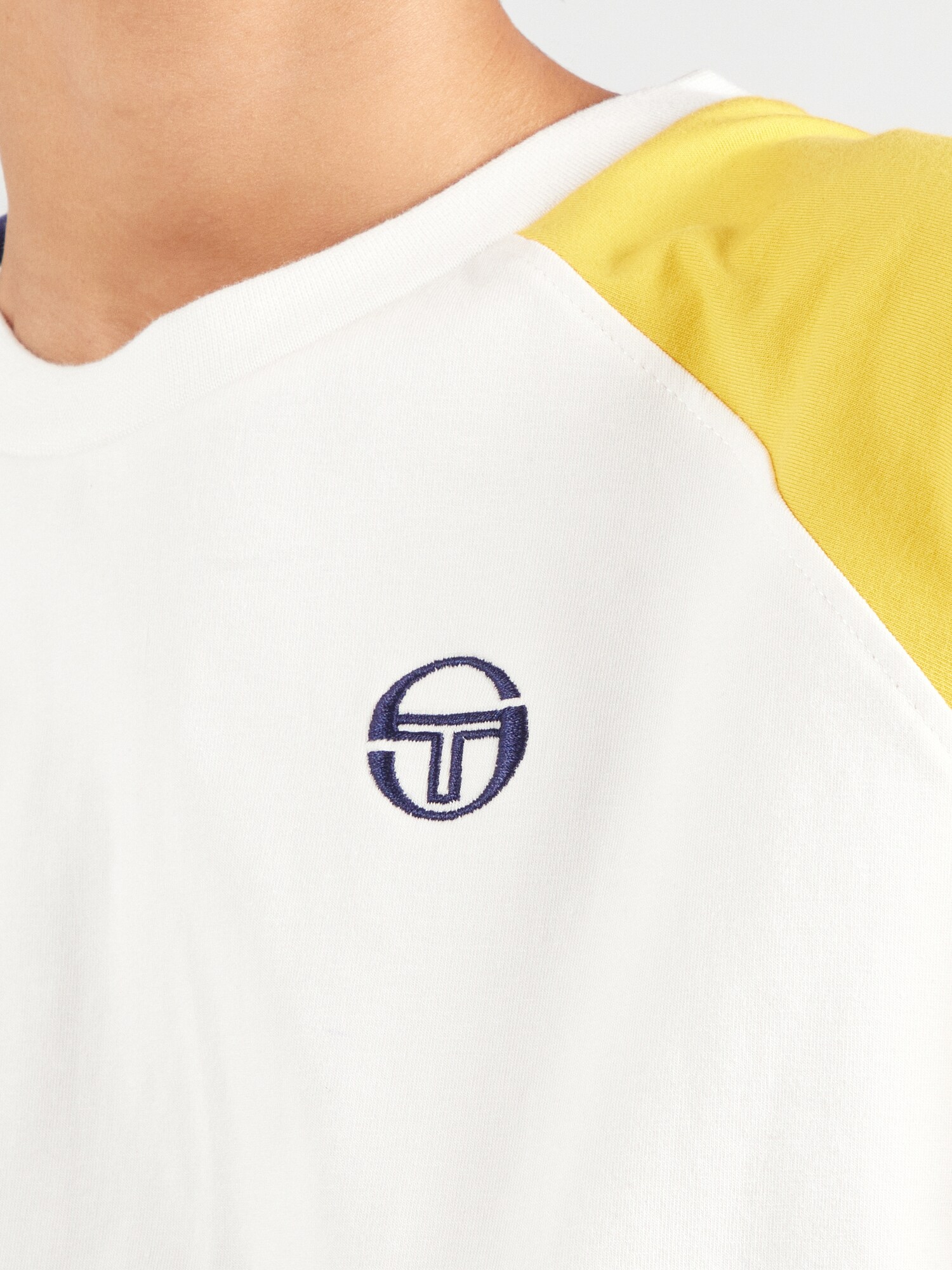 Sergio Tacchini Tričko 'WILHEMINA' námornícka modrá / žltá / biela (obrázok 4)