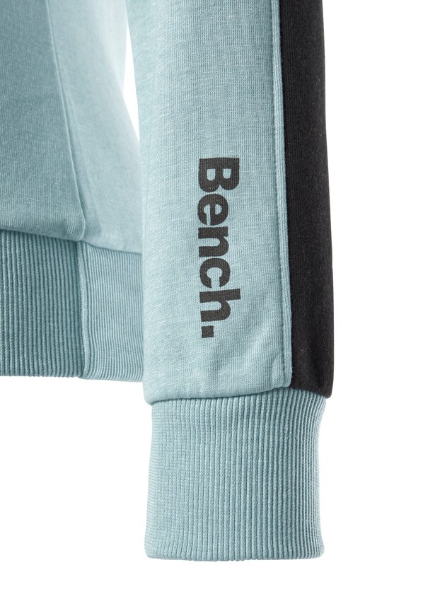 BENCH, Tréning póló 'Lounge Hoodie', zöld, 4 kép a 4 közül