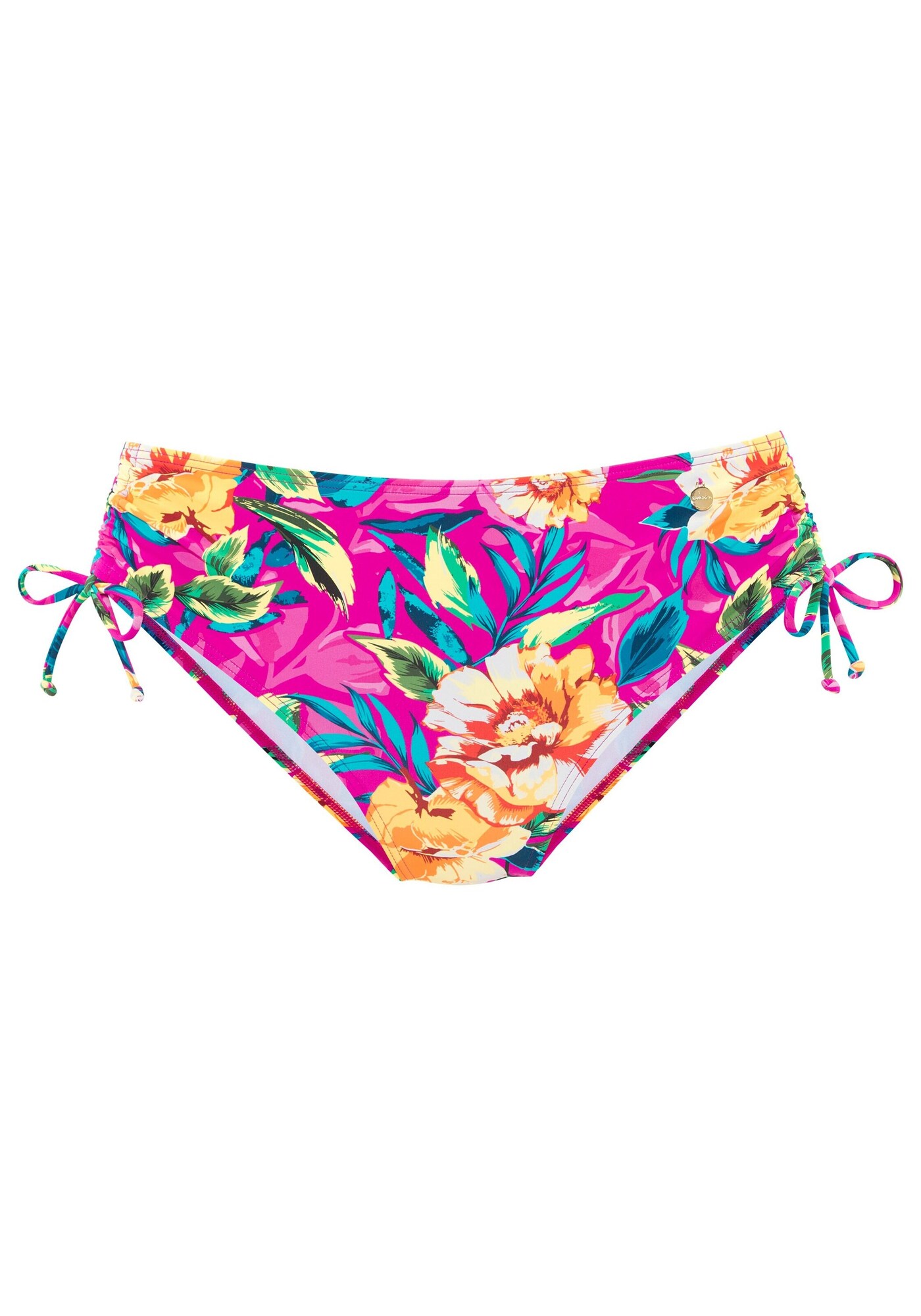 LASCANA Slip costum de baie  azur / verde / portocaliu / fucsia