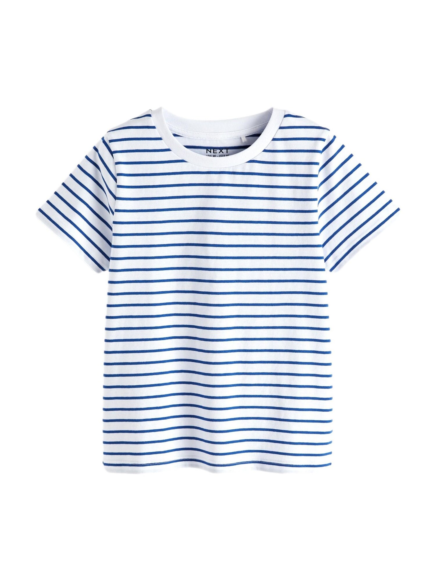 Next Tricou  albastru / alb