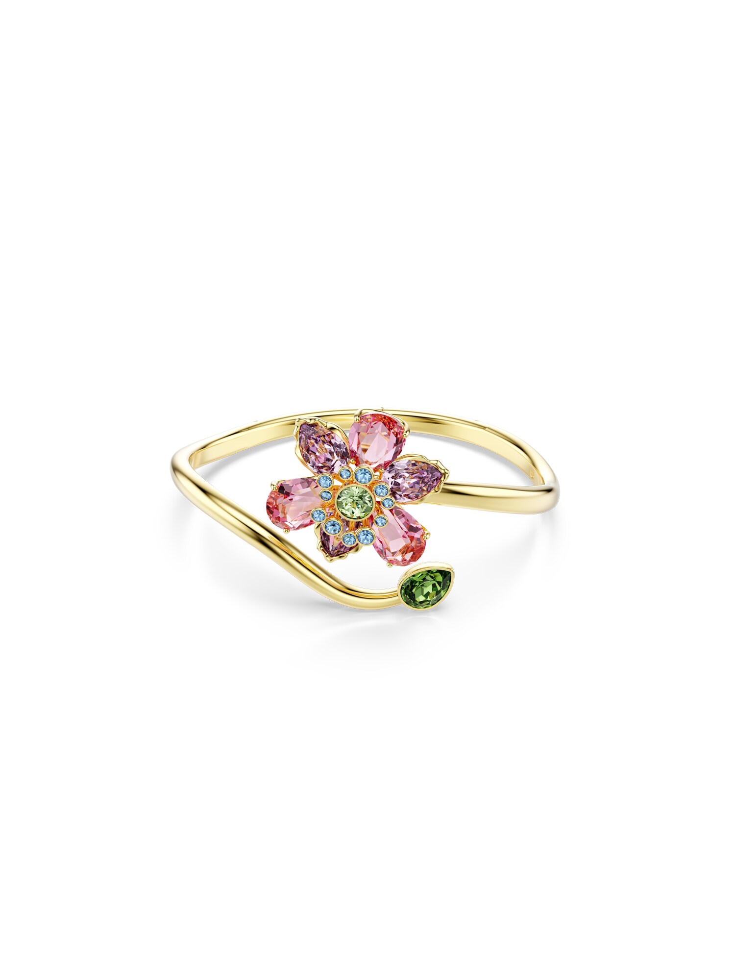 Swarovski Náramok 'Idyllia'  modrá / zlatá / zelená / ružová