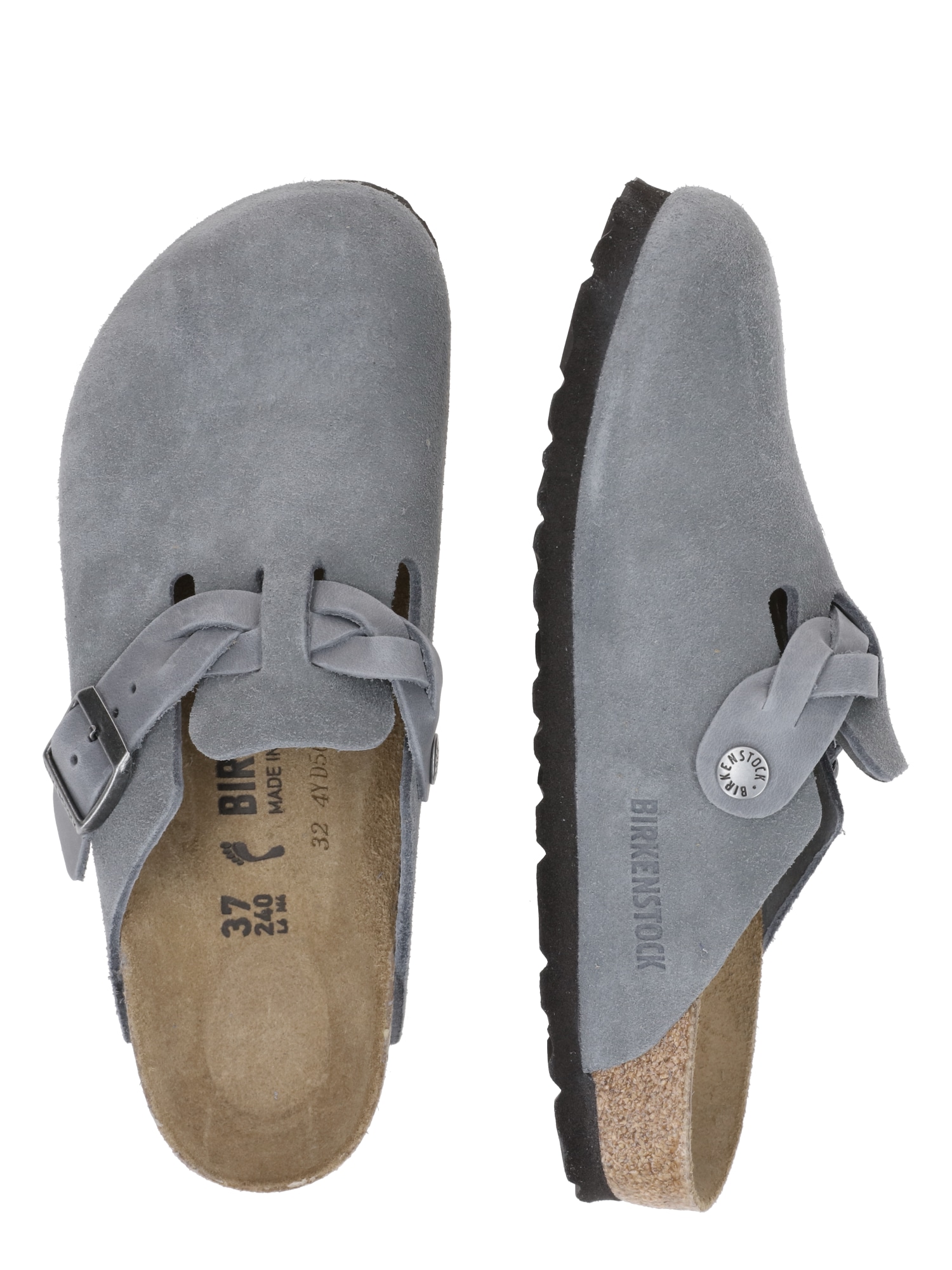 BIRKENSTOCK Papucs 'Boston' szürke termék 2. képe