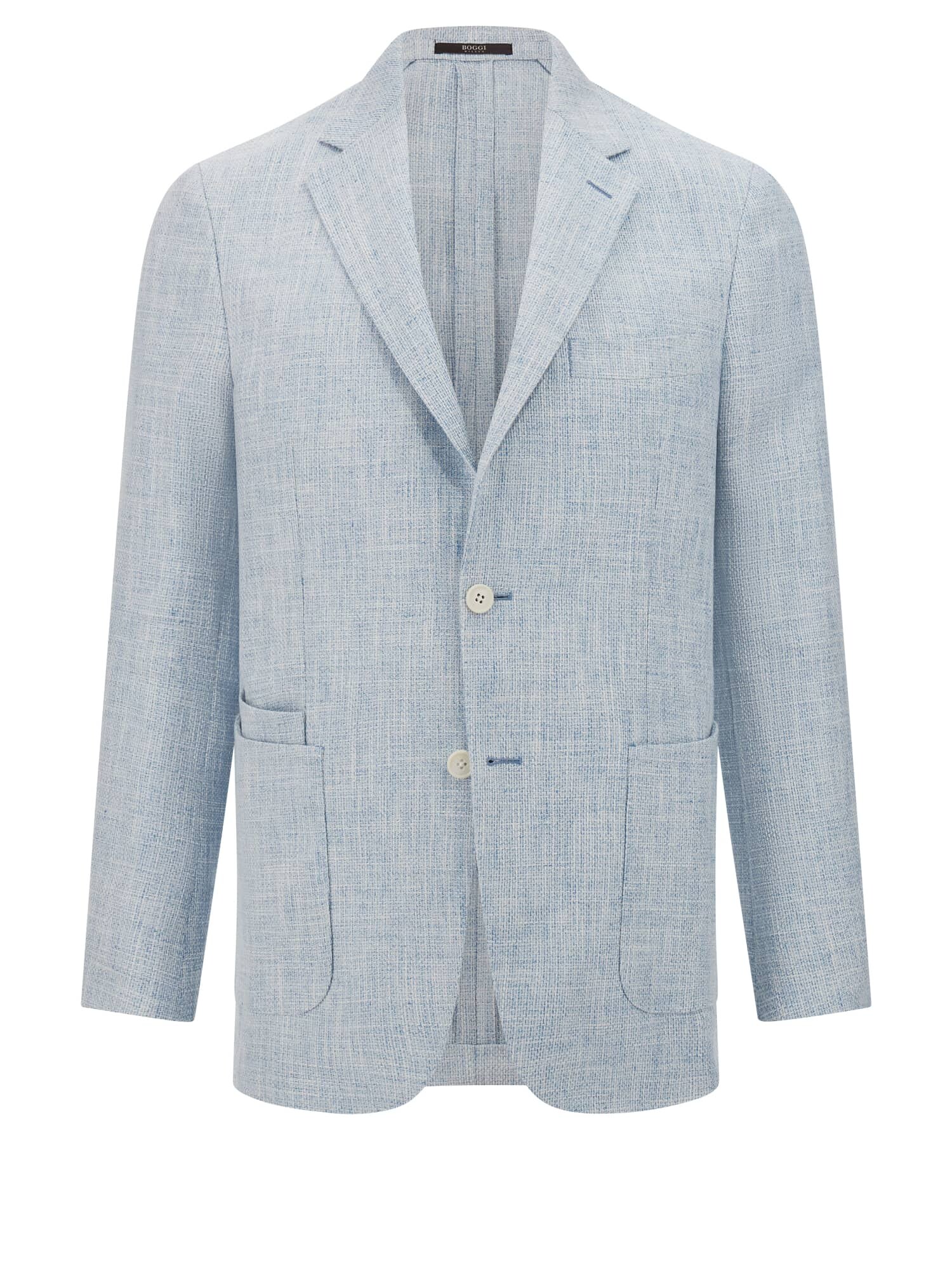 Boggi Milano Sacou Business  albastru deschis