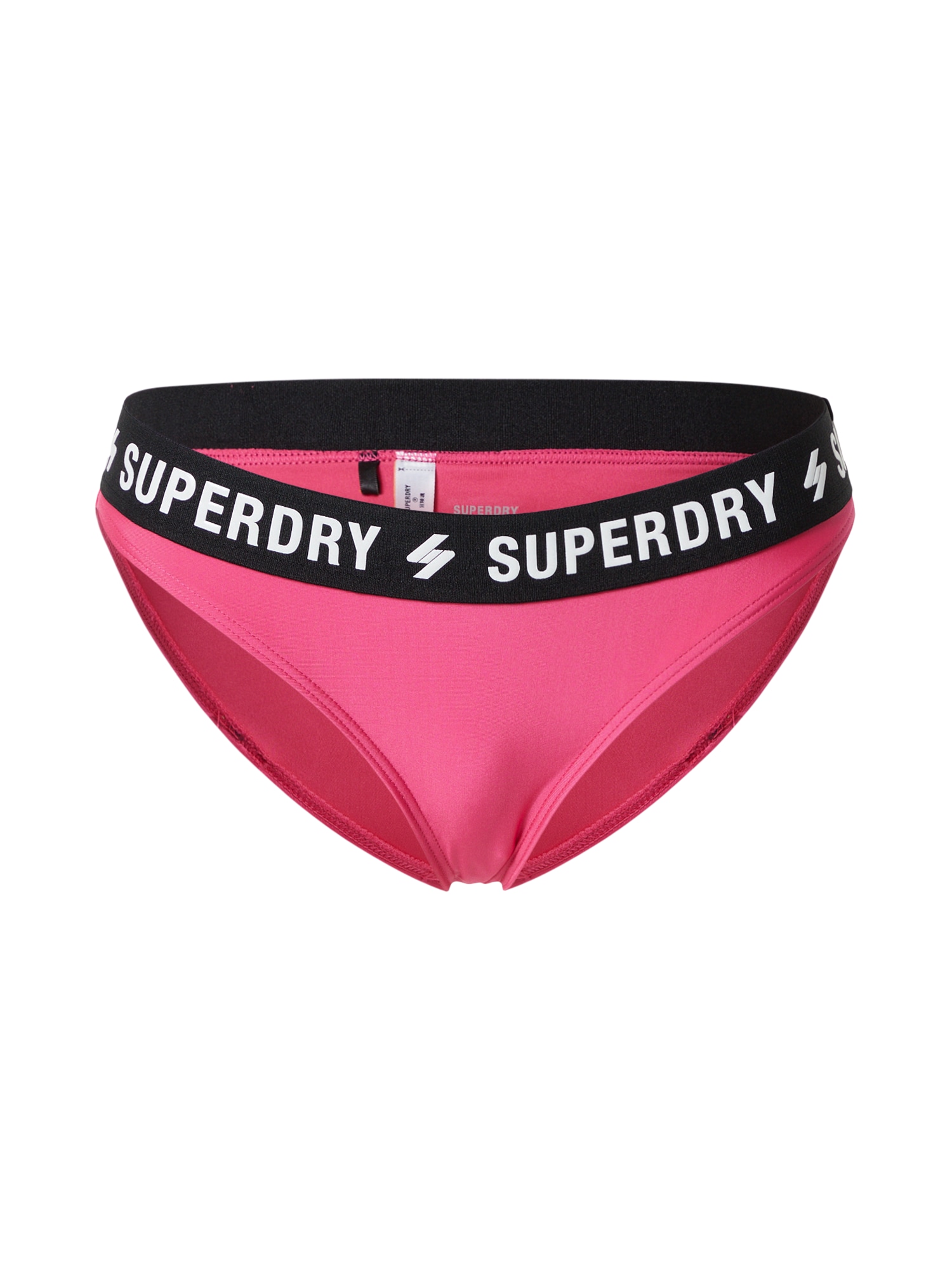 Superdry Bikinio kelnaitės šviesiai rožinė / juoda / balta