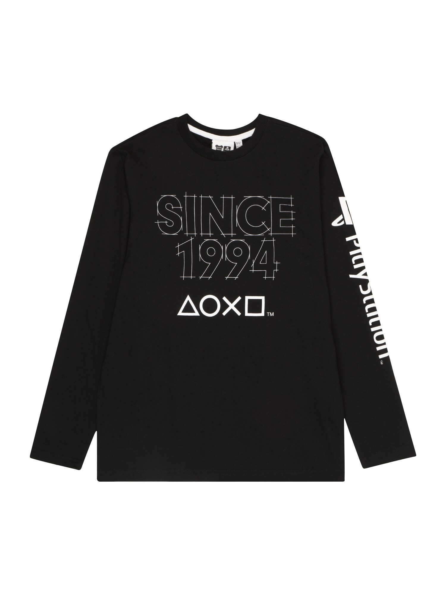 OVS Sweatshirt 'PLAYSTATION'  preto / branco