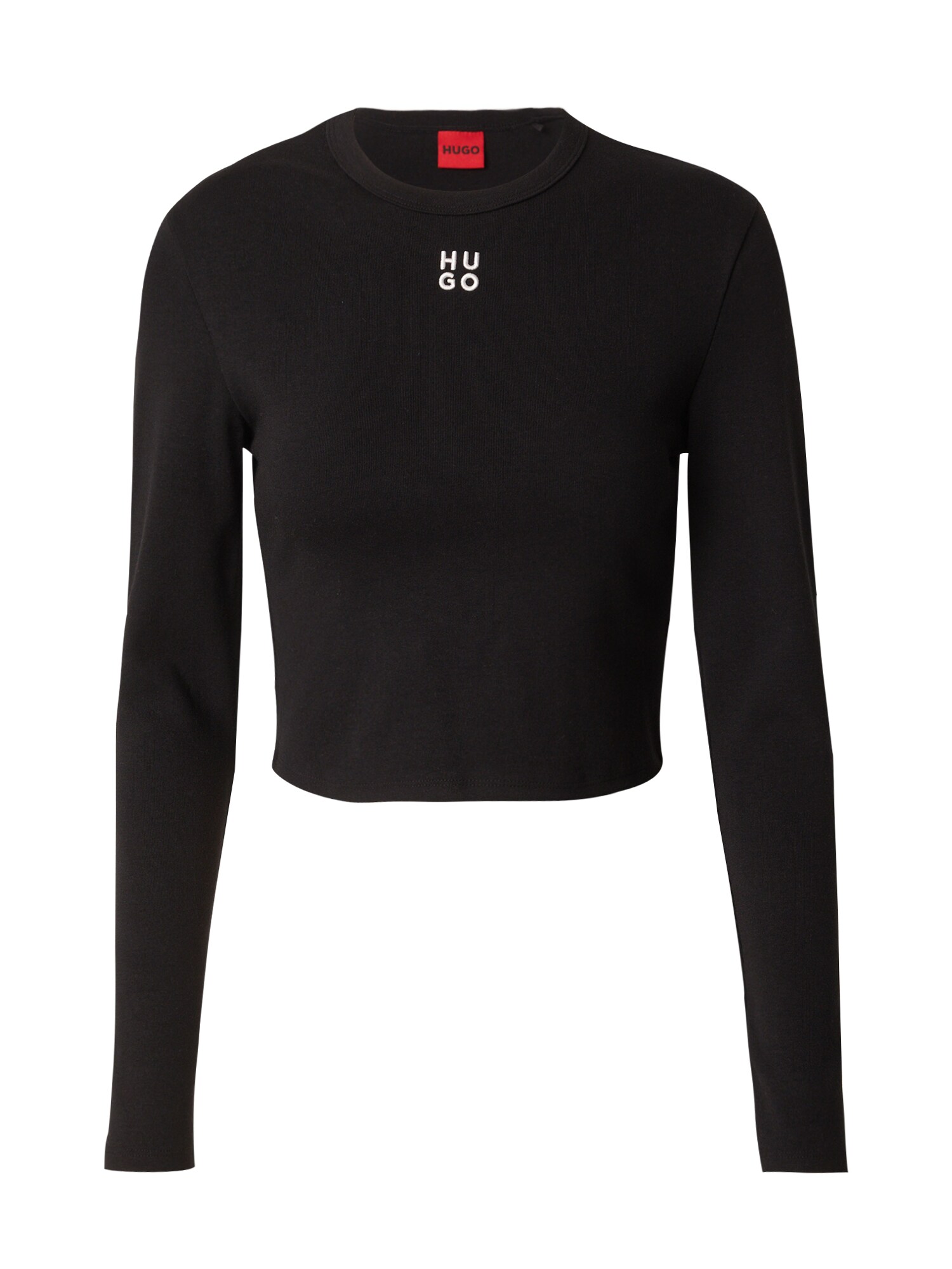 HUGO Tricou Dafilomena_3  negru / alb