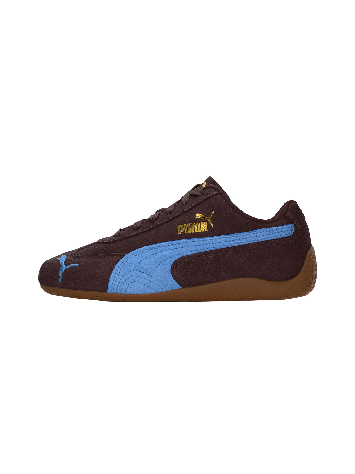 PUMA Tenisky 'Speedcat'  kráľovská modrá / tmavohnedá / zlatá