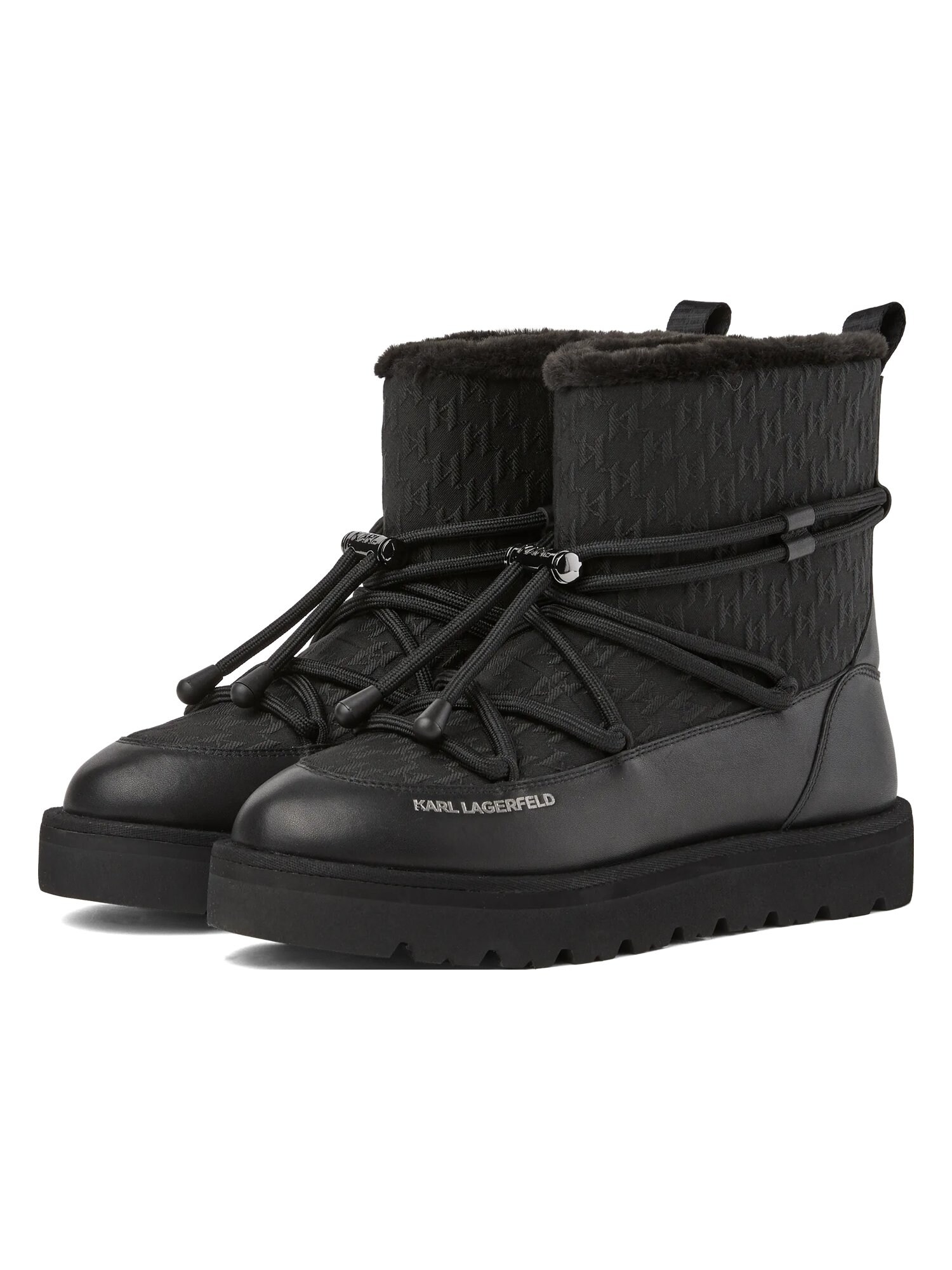 Karl Lagerfeld Botas de nieve negro – imagen 3