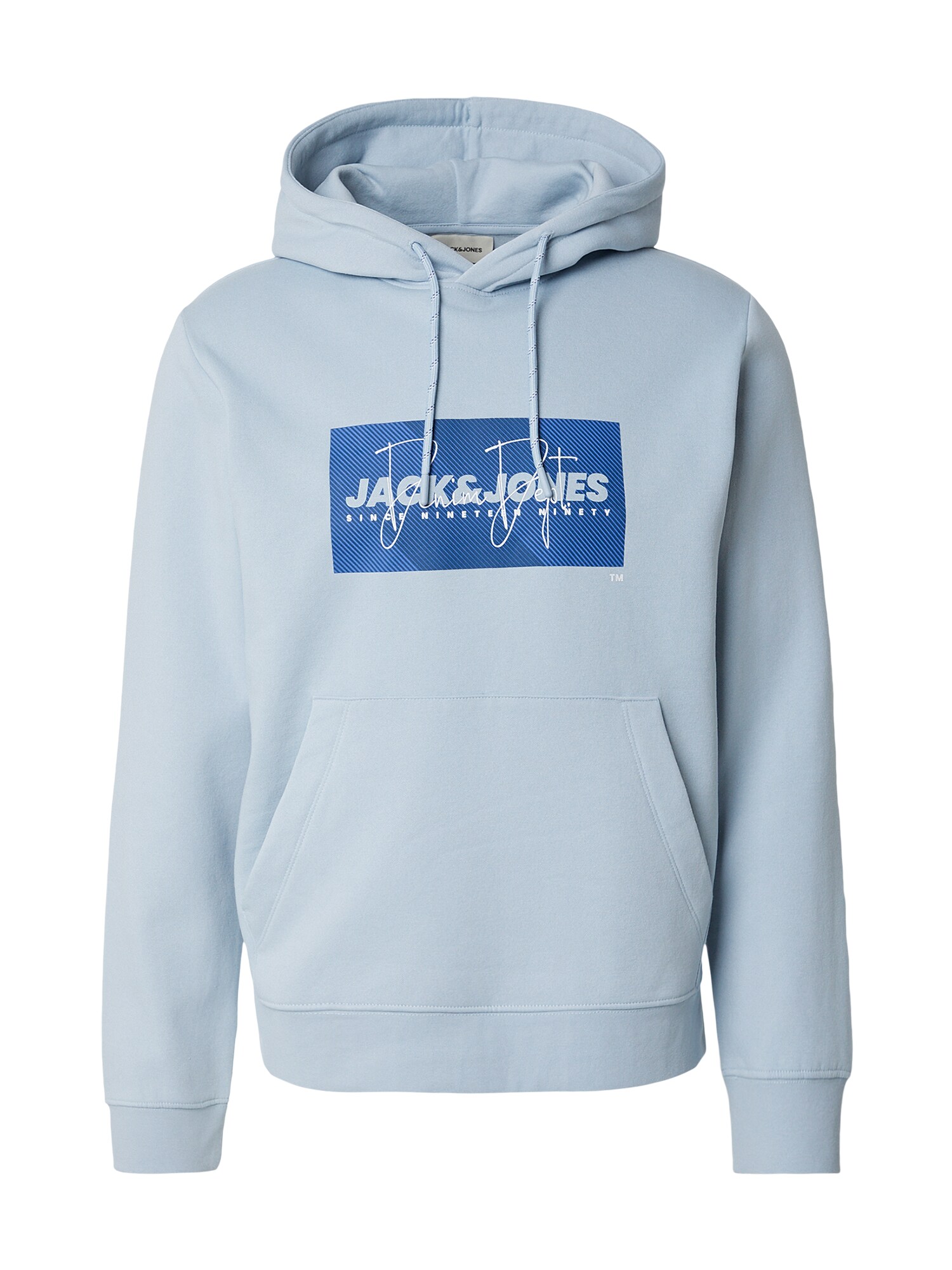 JACK & JONES Bluză de molton JJCOLE  albastru / azuriu