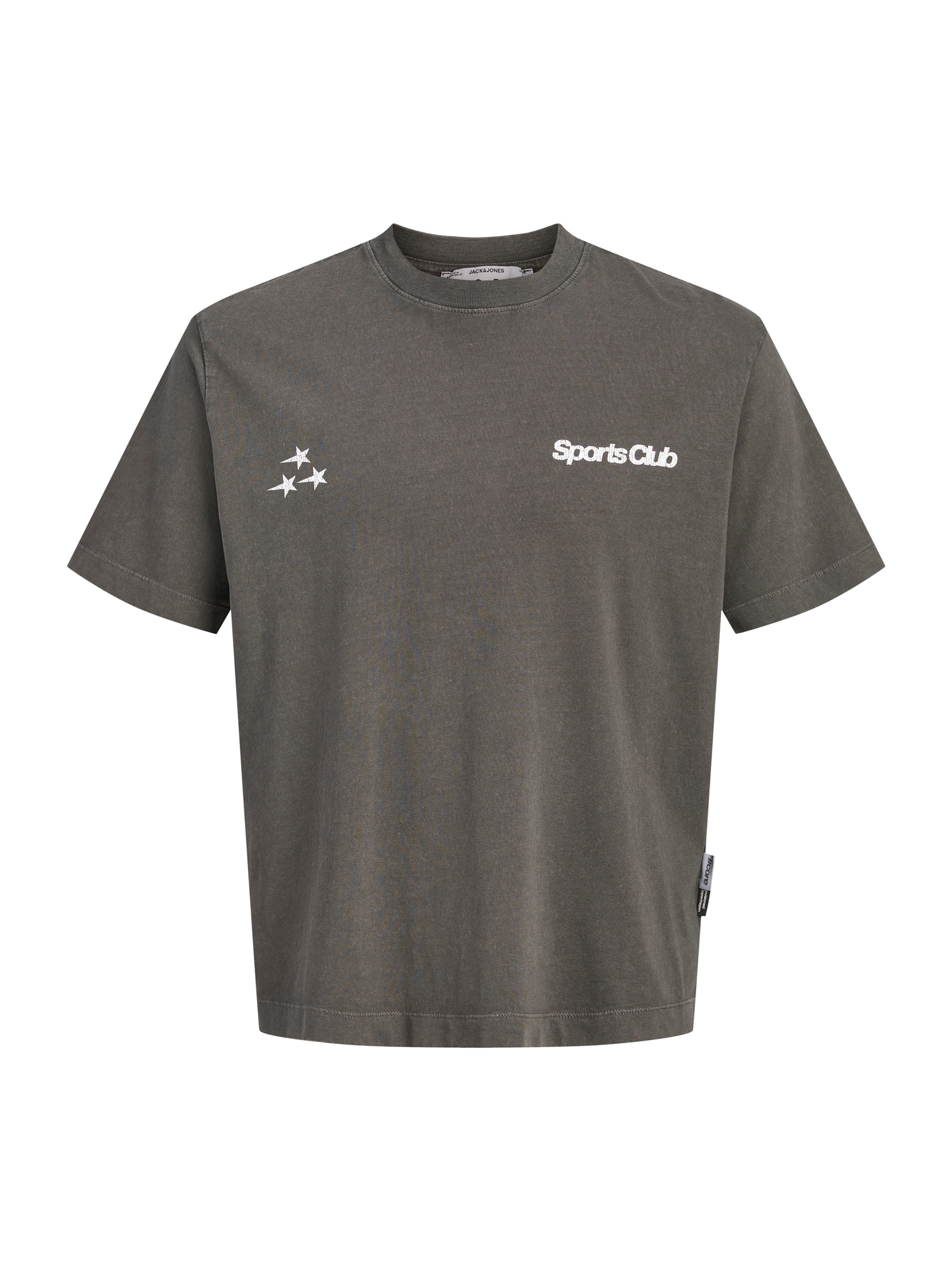 Jack & Jones Junior Tricou JCOLEGACY gri taupe / oliv / portocaliu homar / alb murdar