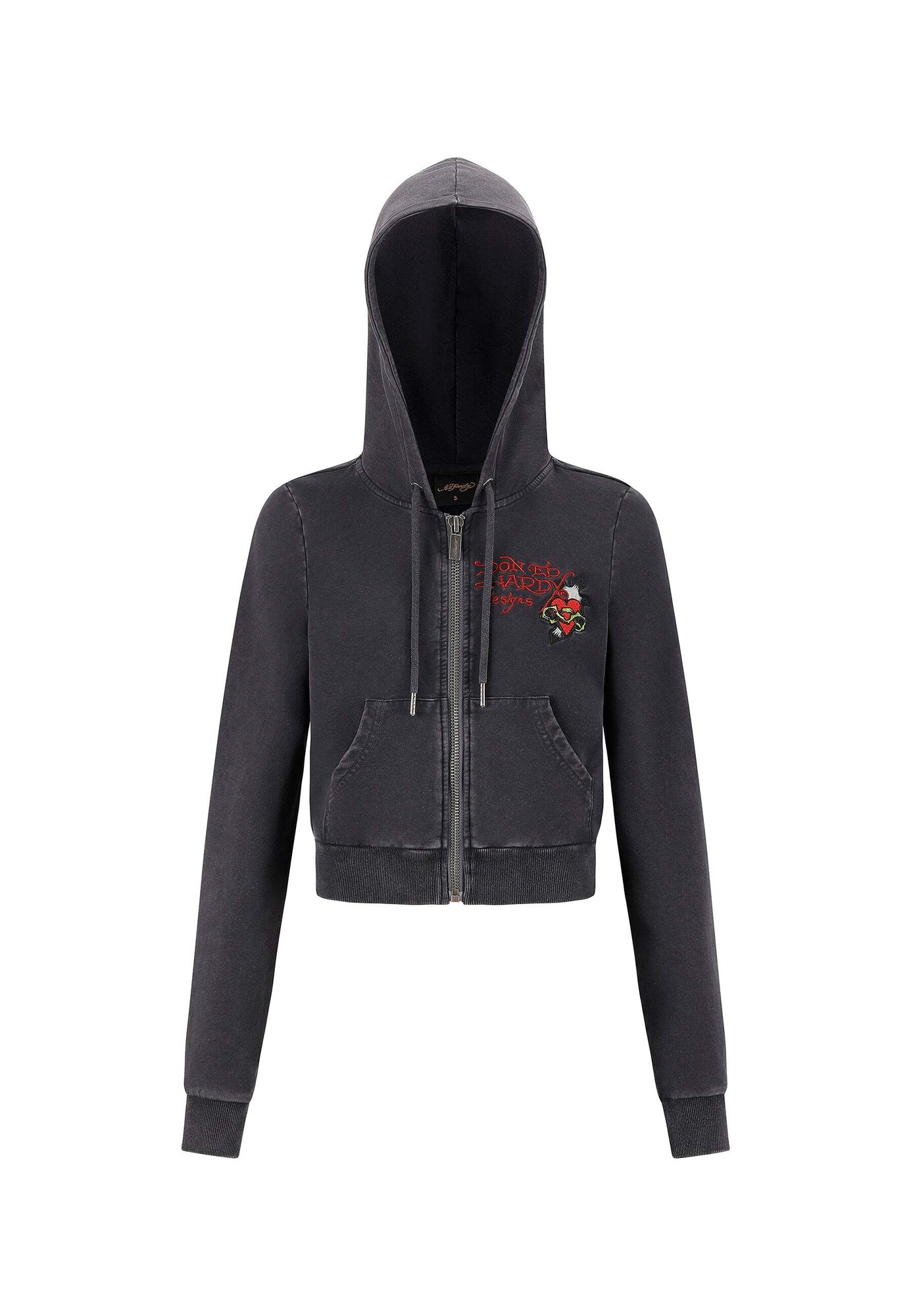 Ed Hardy Gornji dio trenirke 'Flaming Tiger'  žuta / pastelno žuta / rubin crvena / crna
