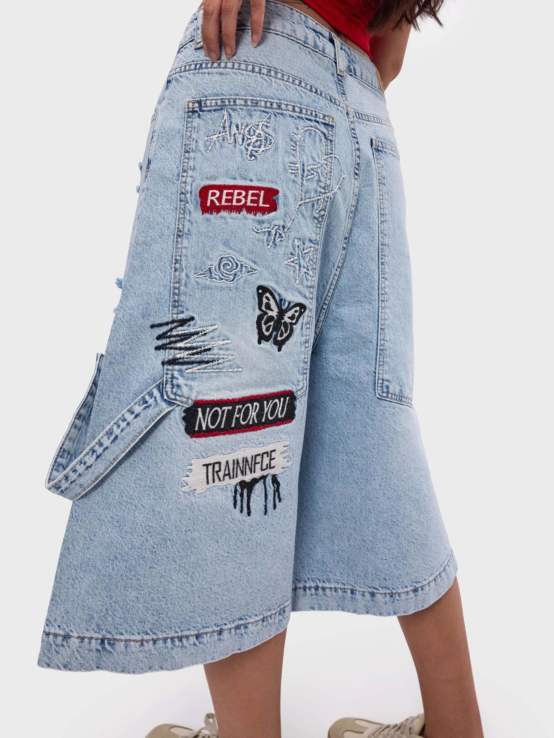 ITS BASIC Jeans 'BERMUDA DENIM SHORT' dam