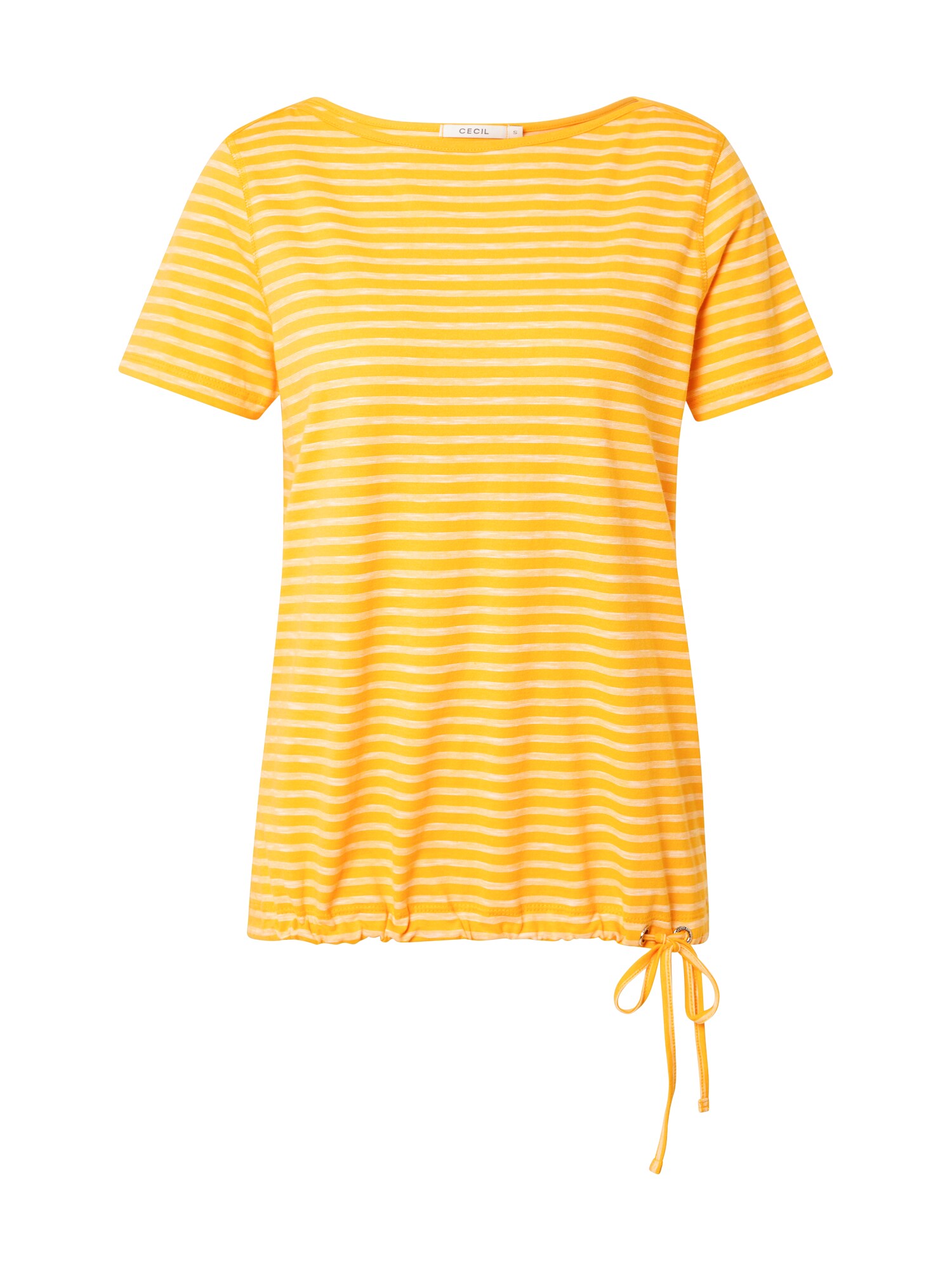 CECIL Marškinėliai 'Abbi'  geltona / medaus spalva