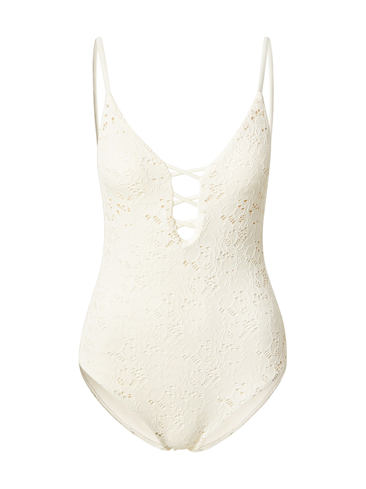 Hunkemöller Jednodielne plavky krémová
