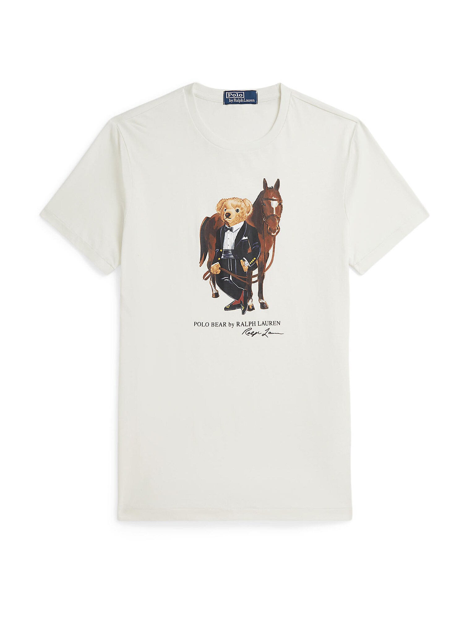 Polo Ralph Lauren Tricou  bej / bleumarin / ciocolatiu / alb