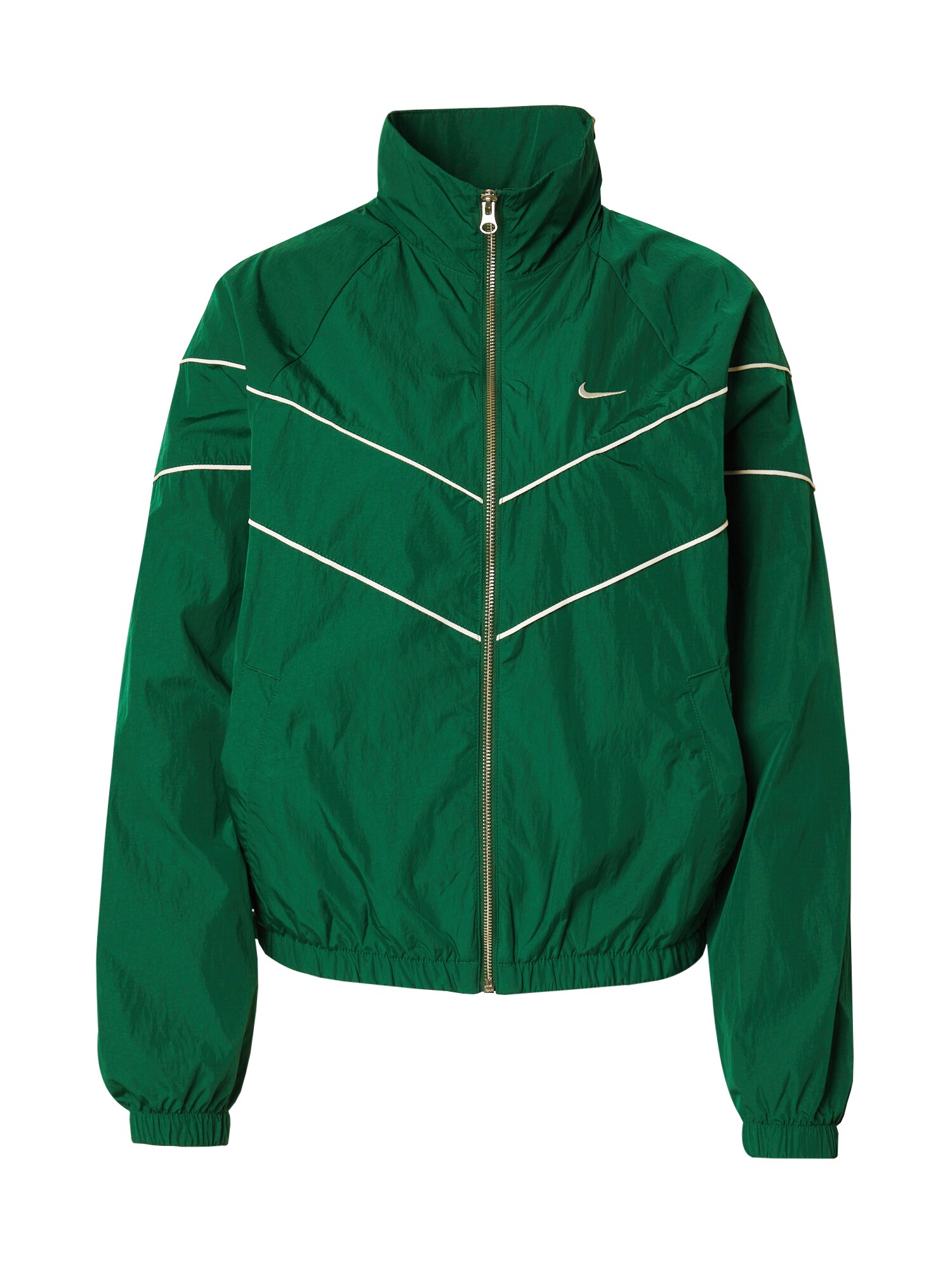 Nike Sportswear Prechodná bunda  zelená / biela