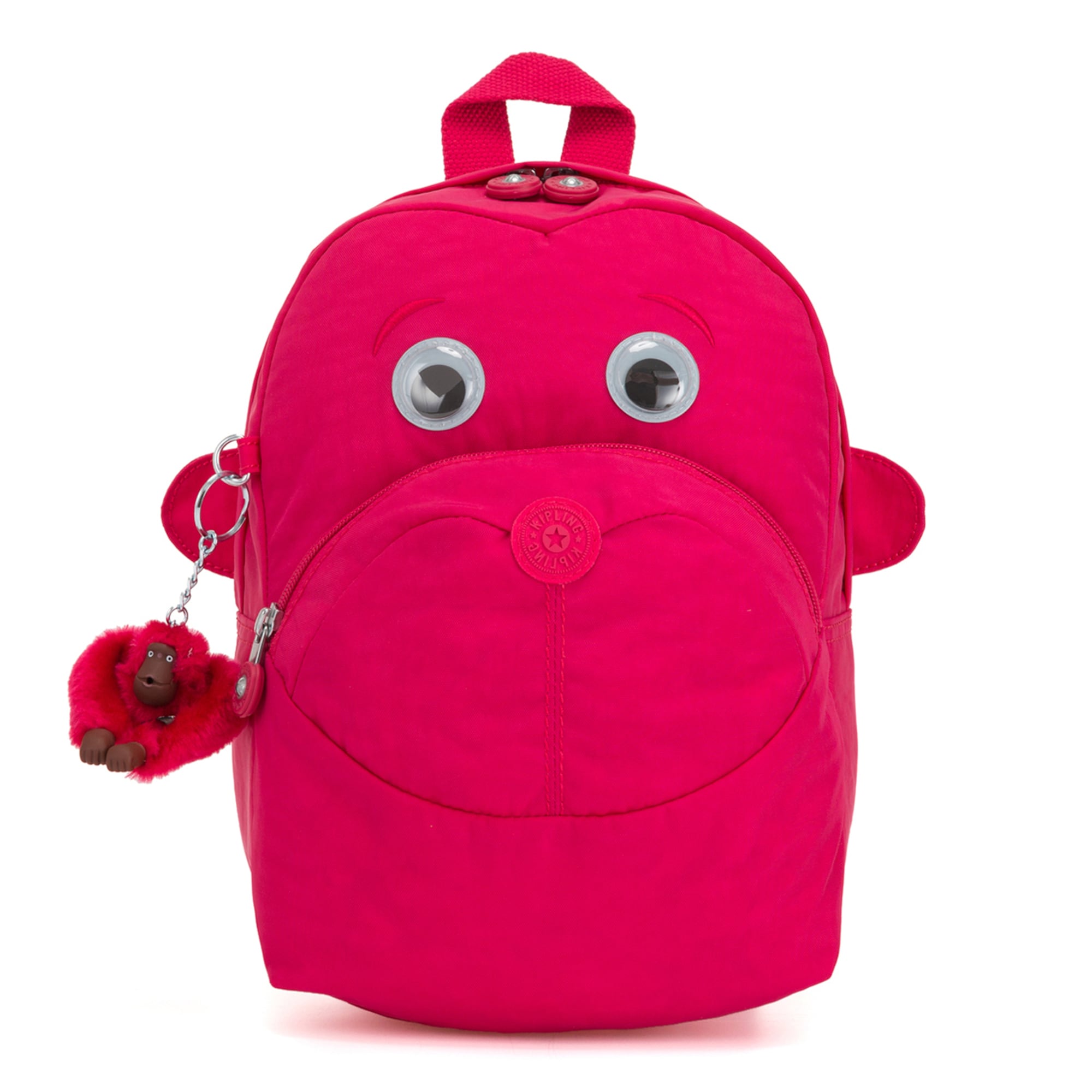 KIPLING Rucsac Essentials Back To School Faster  gri deschis / roz / negru