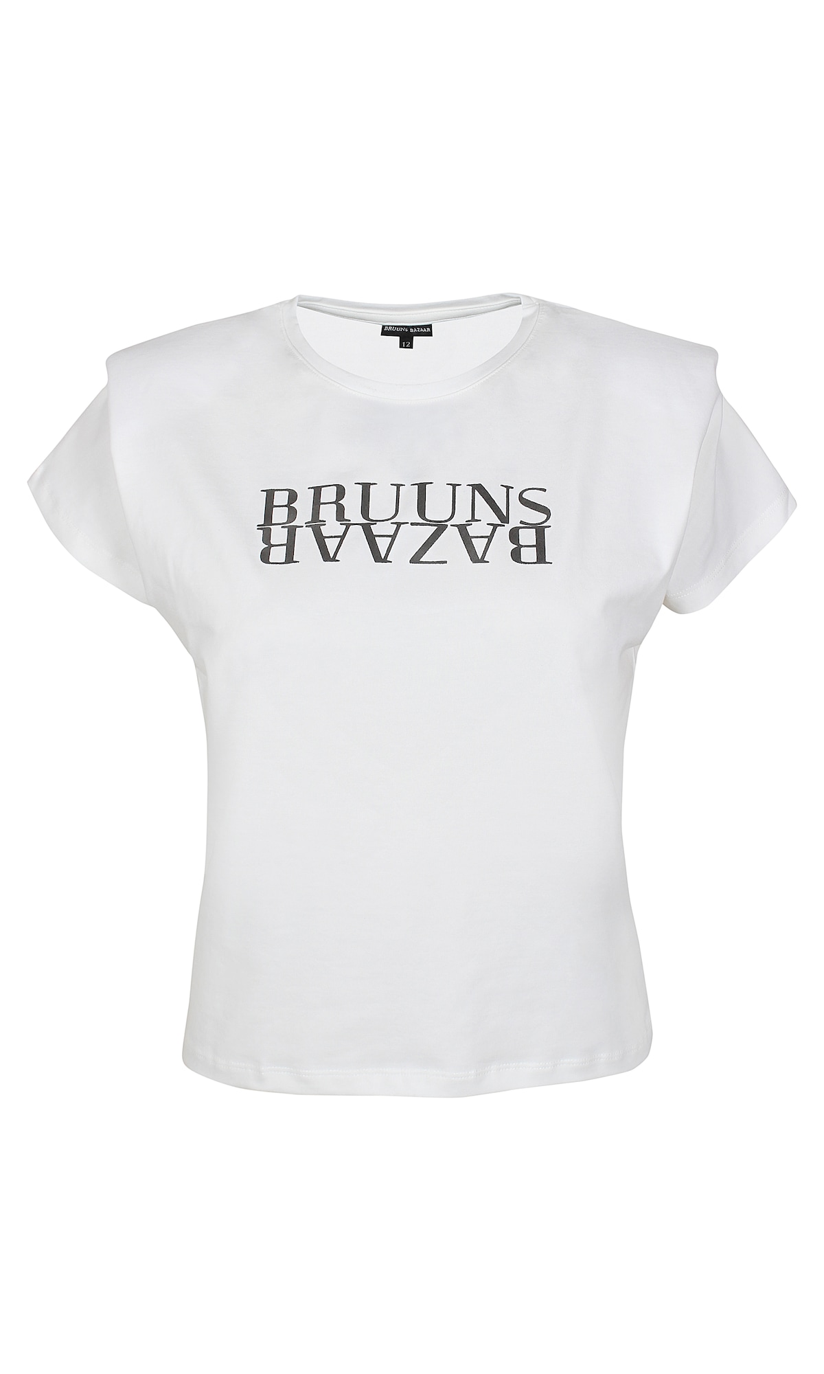 Bruuns Bazaar Kids Marškinėliai 'Jofrid' juoda / balkšva