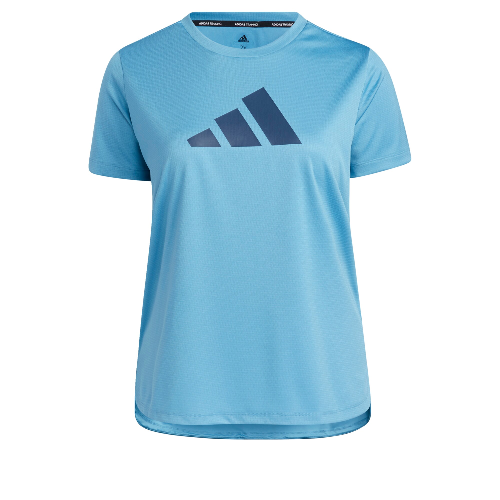 ADIDAS PERFORMANCE Sportiniai marškinėliai  šviesiai mėlyna / tamsiai mėlyna