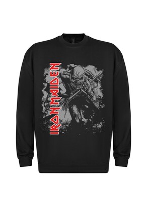 Iron Maiden Sudadera 'Iron Maiden Trooper watermark  Sweatshirt'  negro