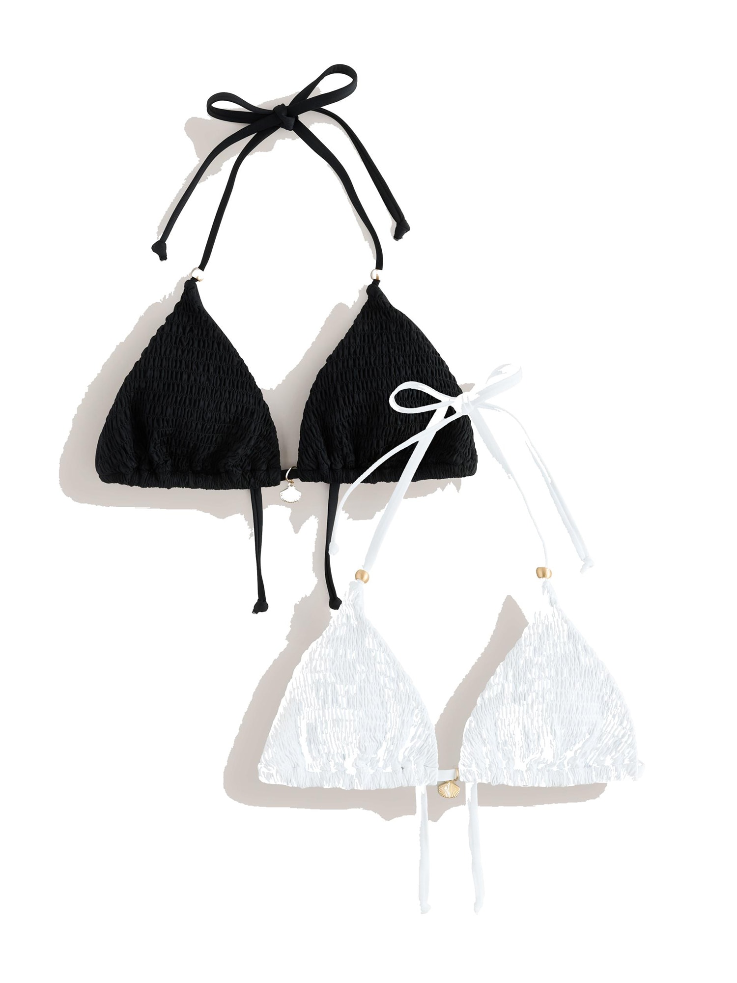 Next Sutien costum de baie  negru / alb