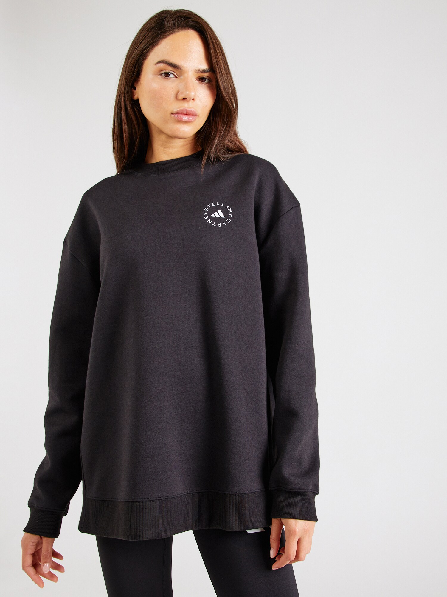 ADIDAS BY STELLA MCCARTNEY Sport szabadidős felsők  fekete / fehér termék 2. képe