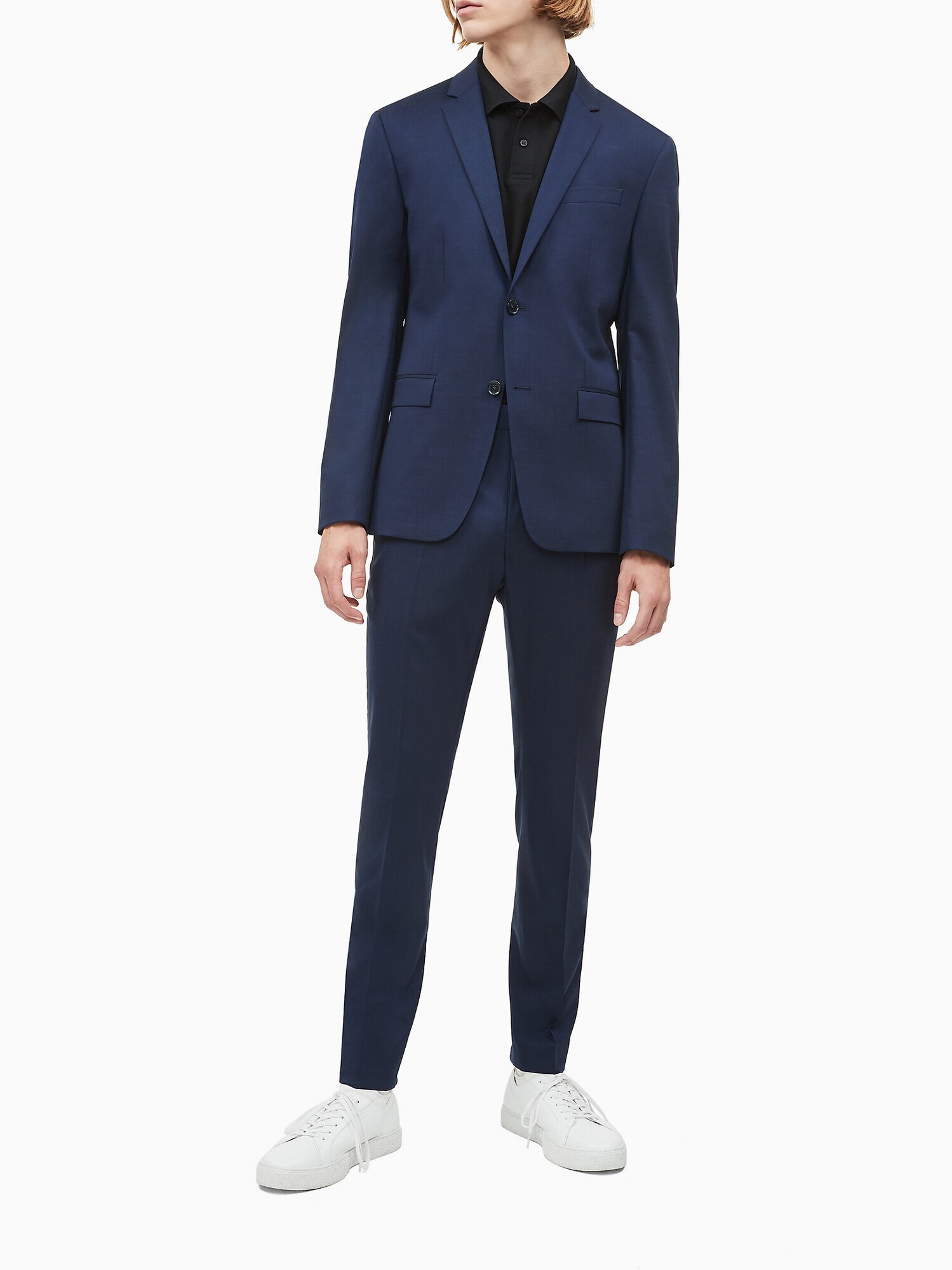 Calvin Klein Chaqueta tipo saco para negocios  azul oscuro – imagen 2