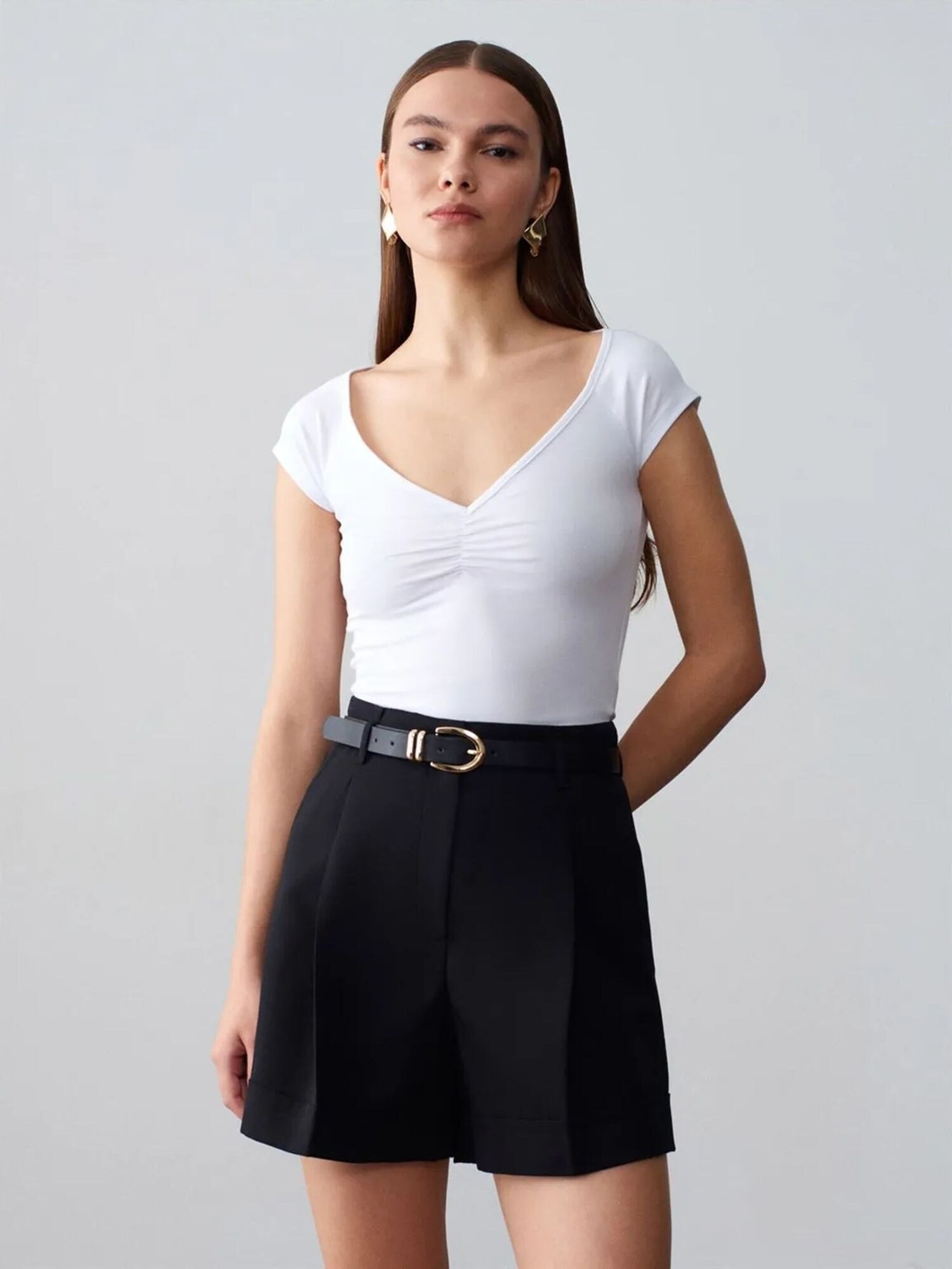 Dilvin Majica 'T-Shirts' bijela