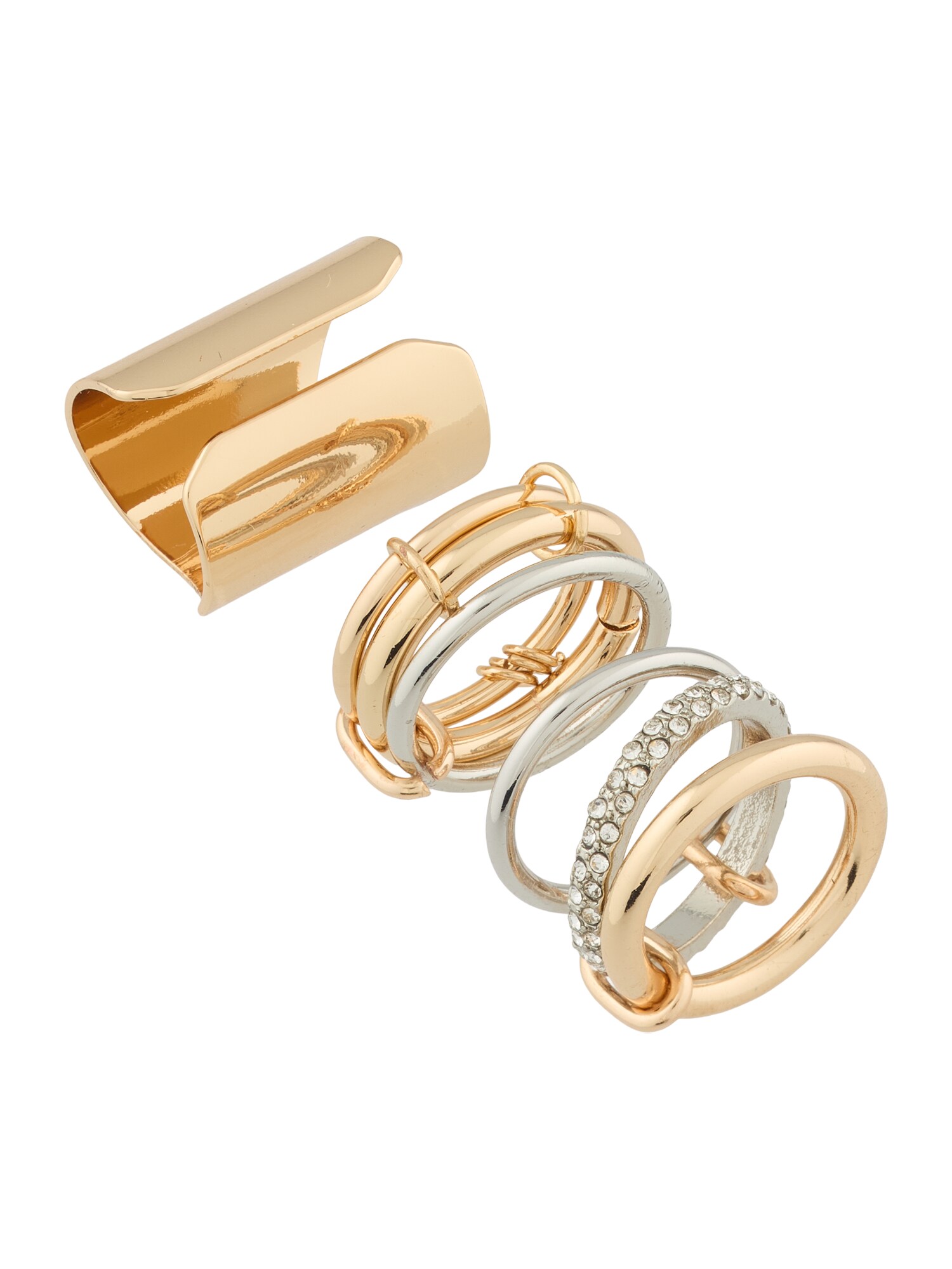 Pull&Bear Inele  auriu / argintiu / transparent