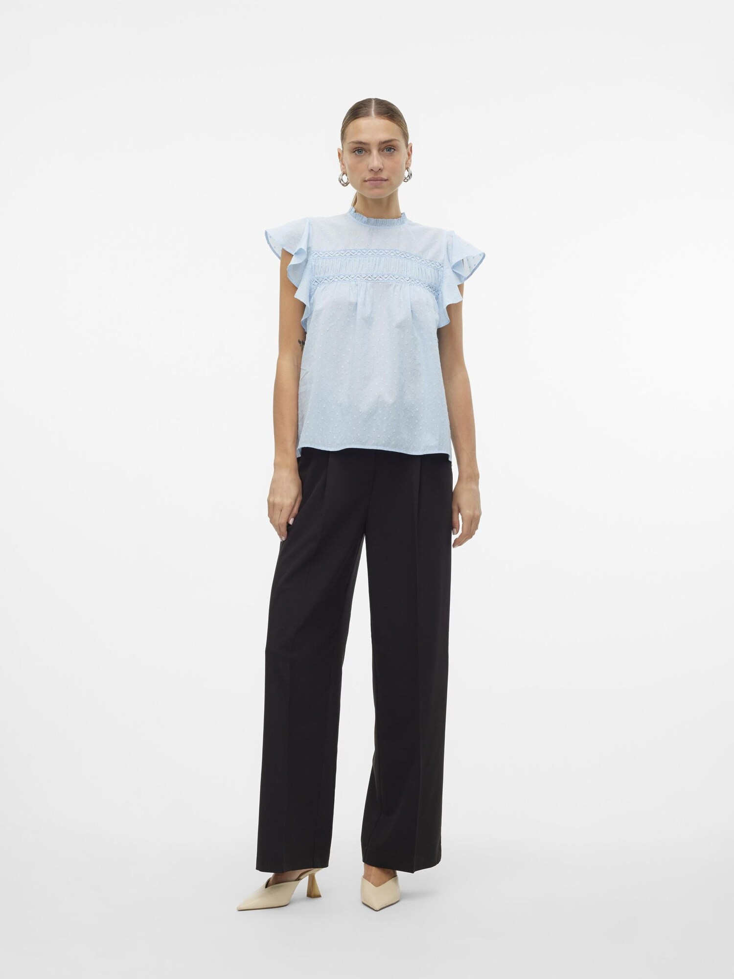 VERO MODA Blúzka 'VMTrine' svetlomodrá (obrázok 4)