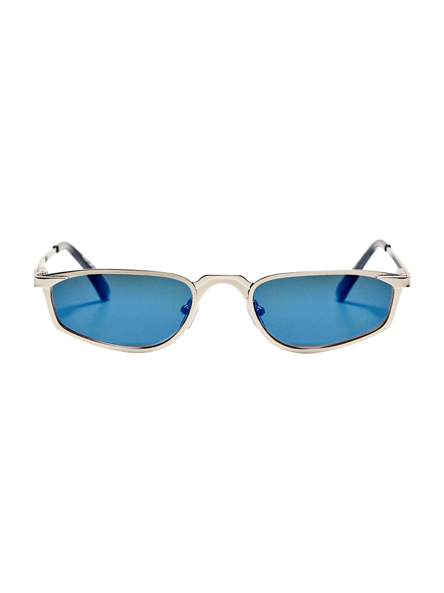 Bershka Ochelari de soare  albastru / argintiu