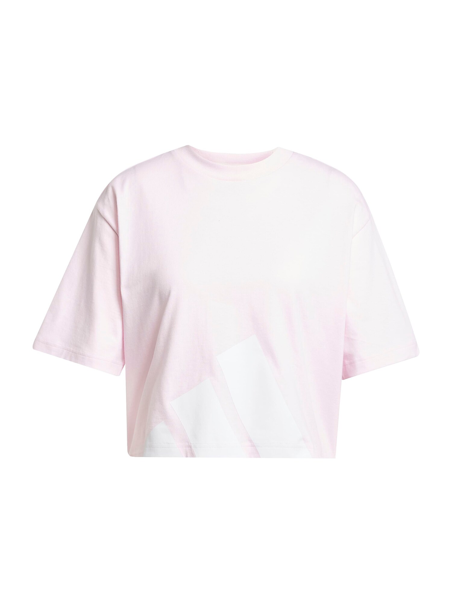 ADIDAS SPORTSWEAR Funkčné tričko 'Essentials'  ružová / biela